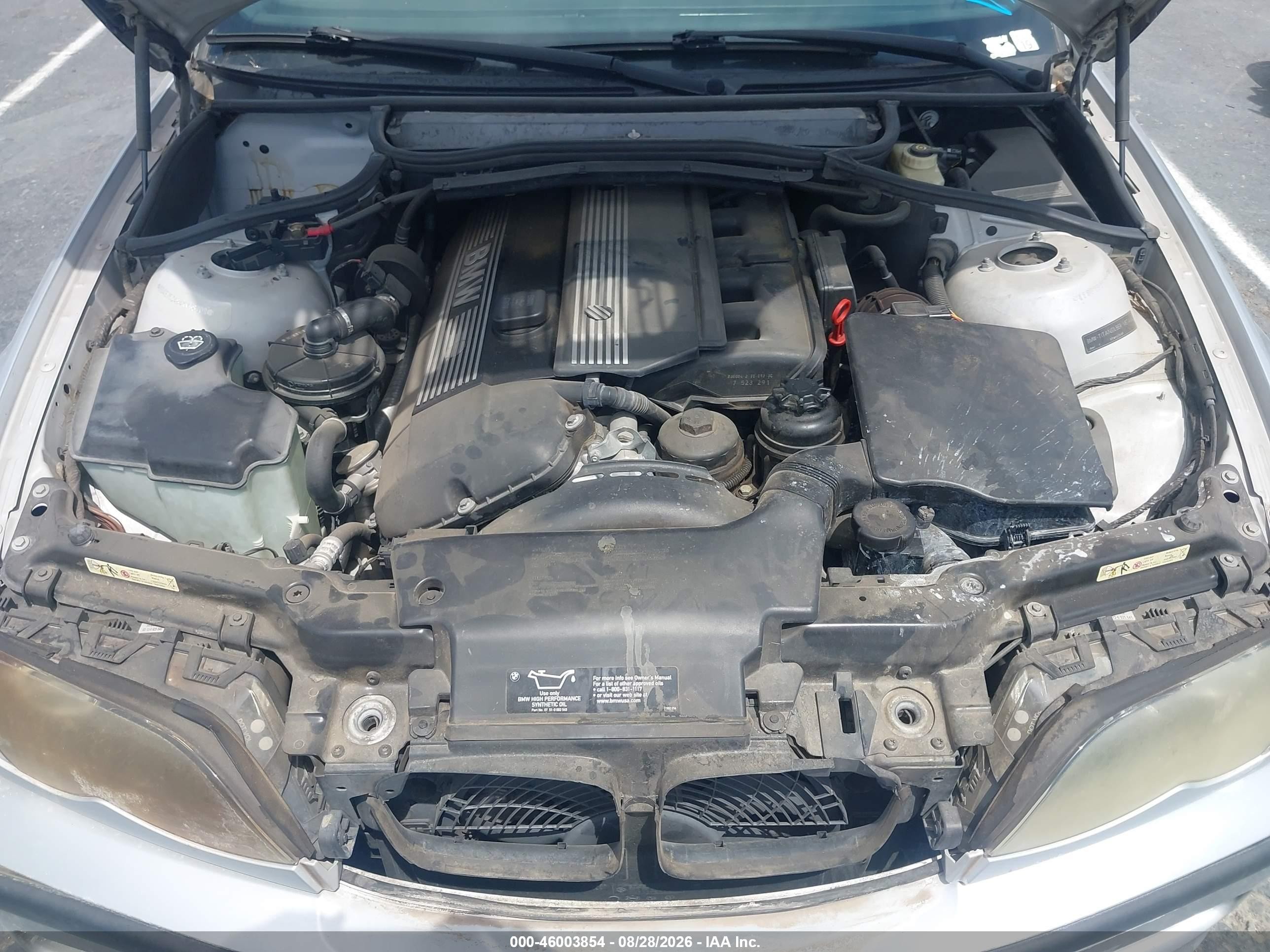 2004 Bmw 330i   Silver vin: WBAEV53484KM38209