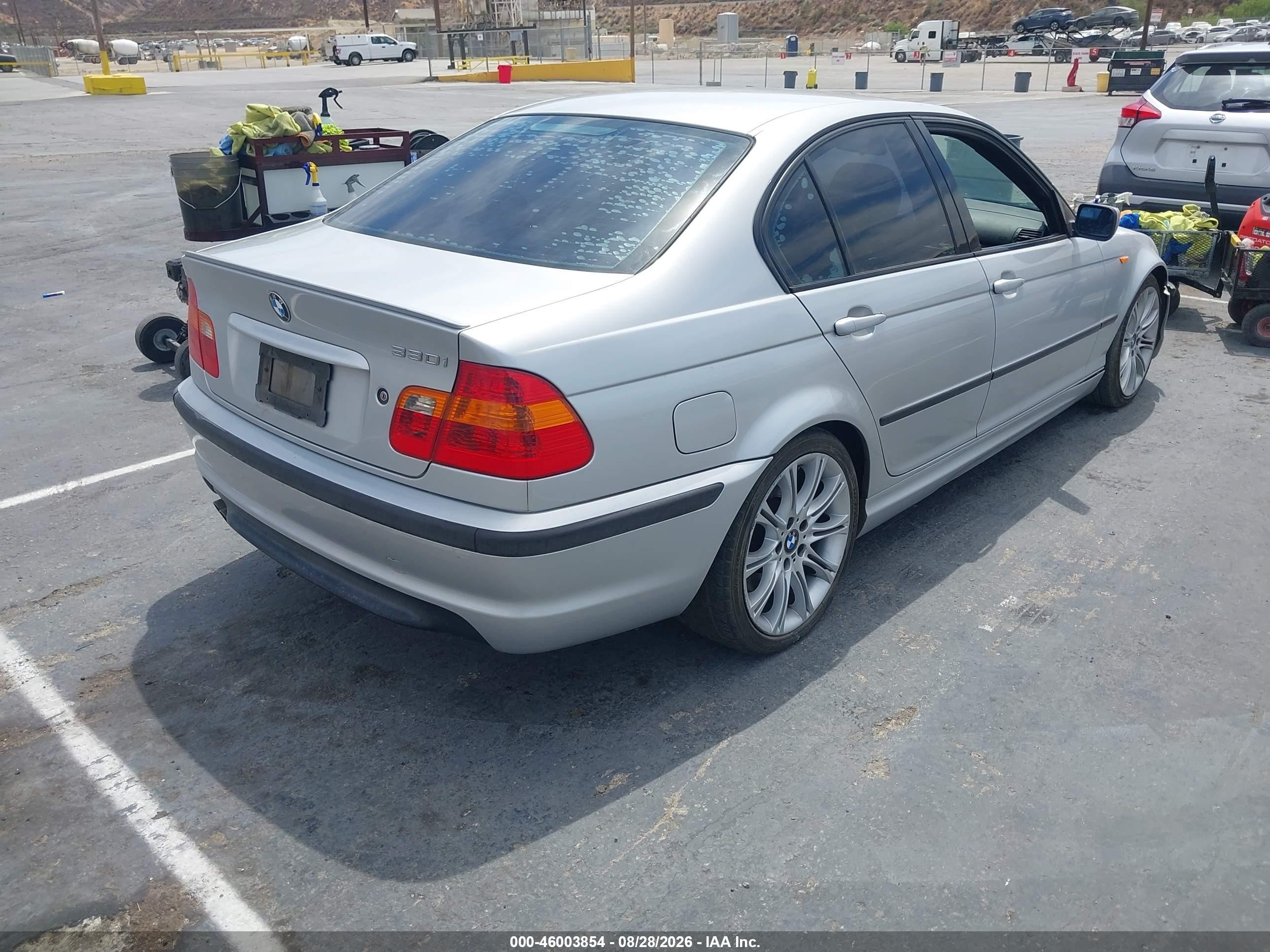 2004 Bmw 330i   Silver vin: WBAEV53484KM38209