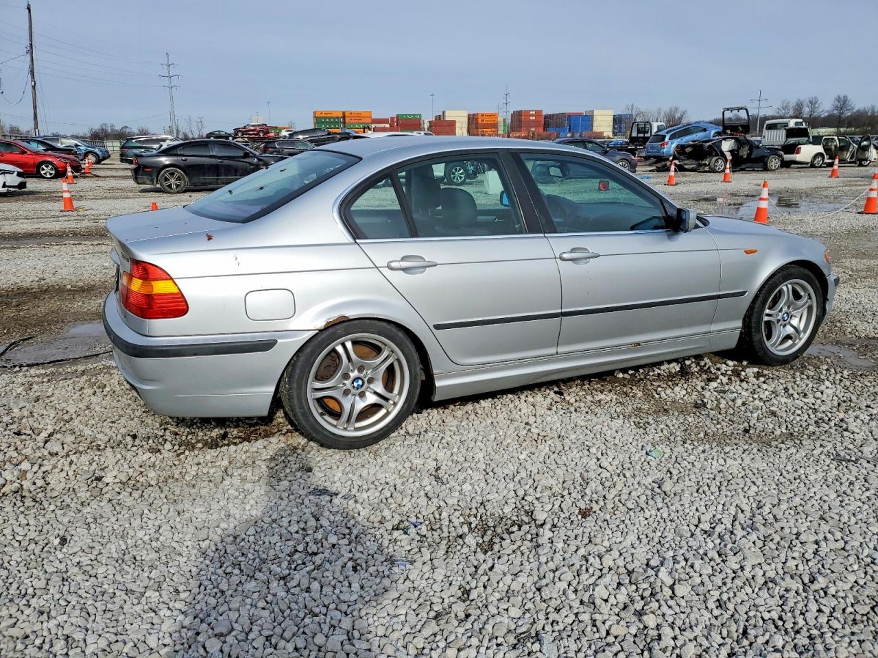 2002 Bmw 330 I Silver vin: WBAEV53492KM02168