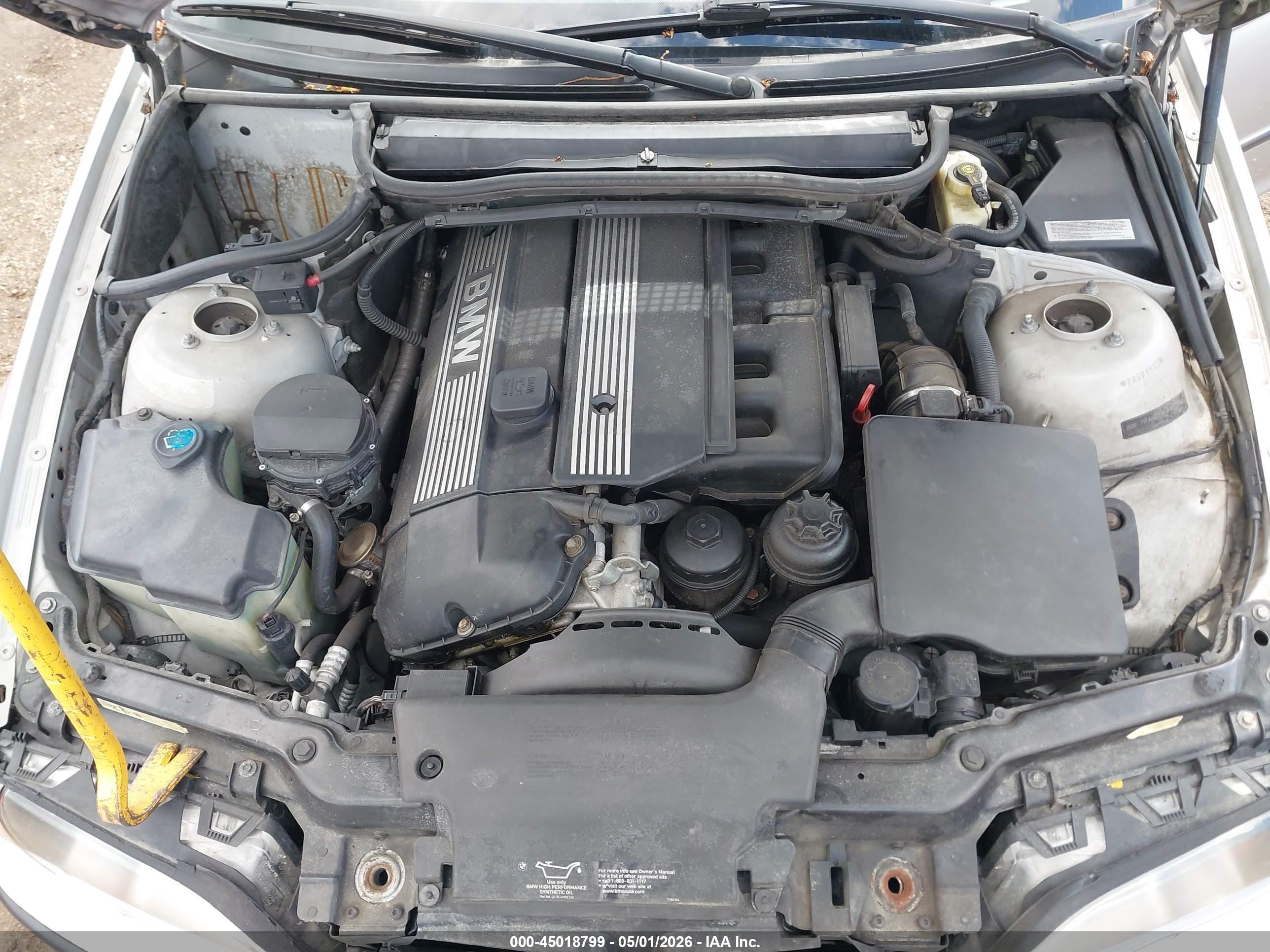 2002 Bmw 330i Silver vin: WBAEV53492KM19228