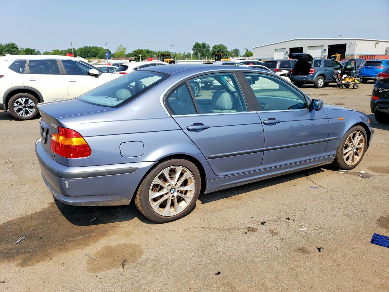 2003 Bmw 330 I Blue vin: WBAEV534X3KM25380