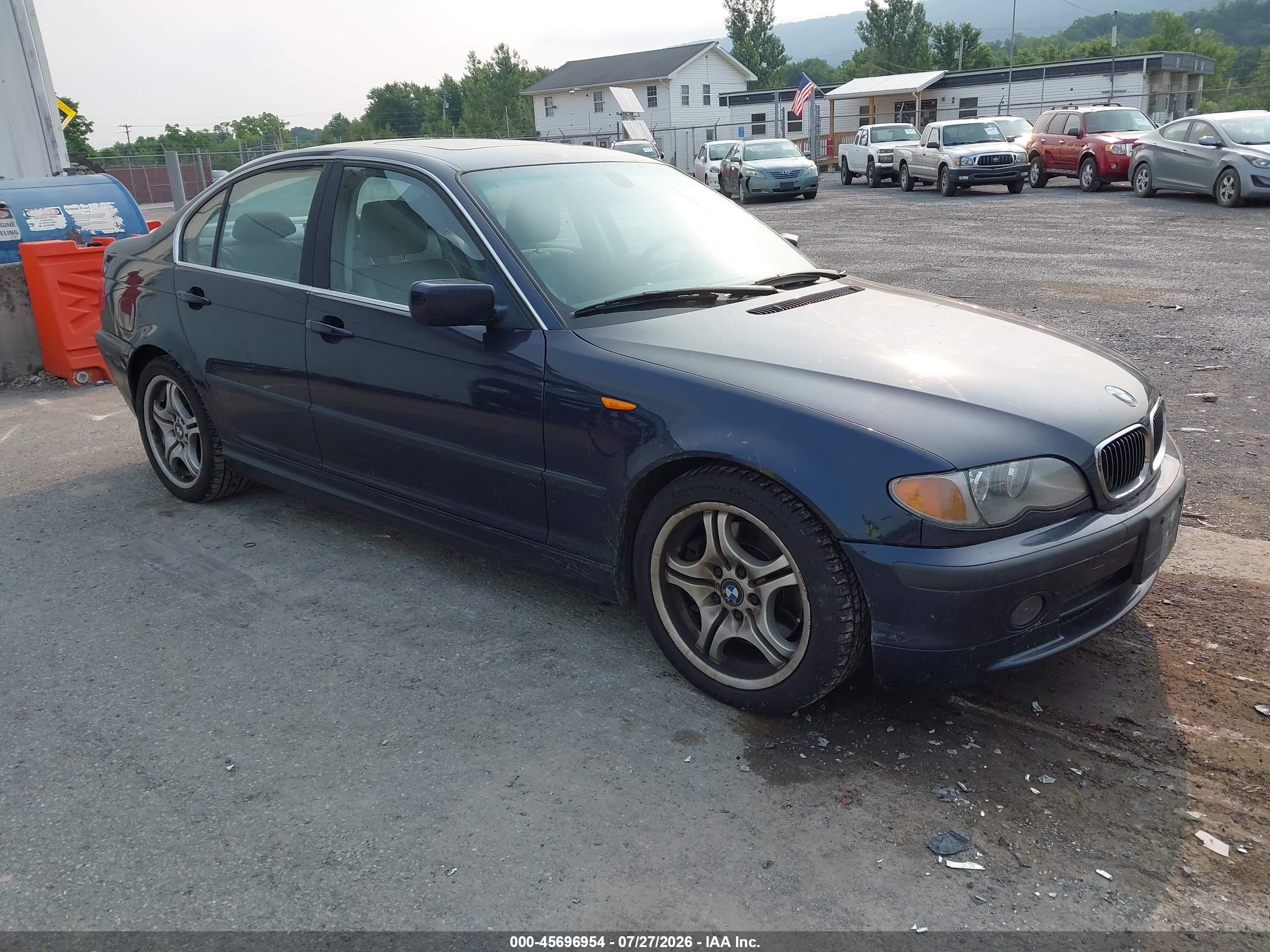 2003 Bmw 330i   Dark Blue vin: WBAEV534X3KM32524