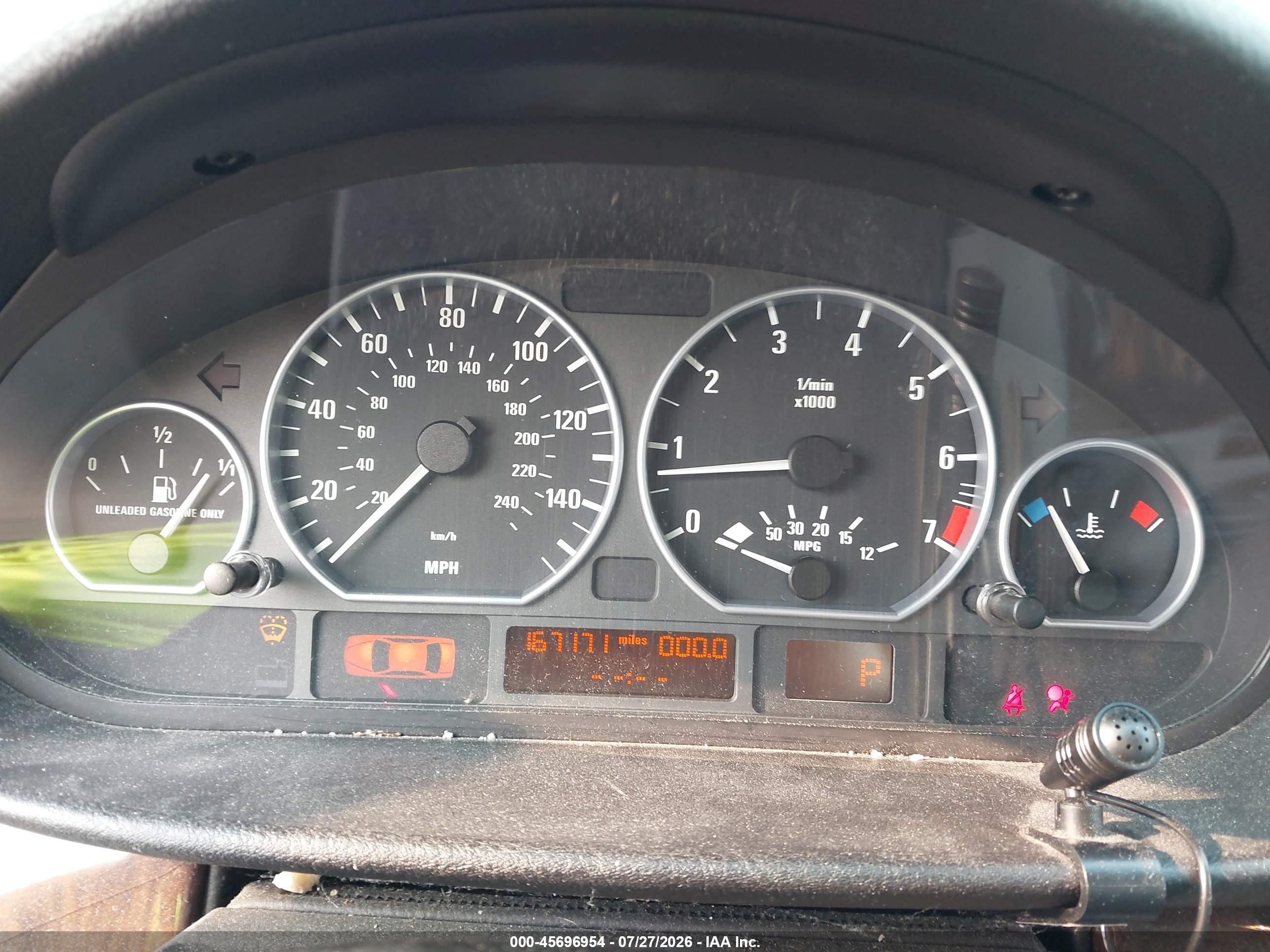 2003 Bmw 330i   Dark Blue vin: WBAEV534X3KM32524