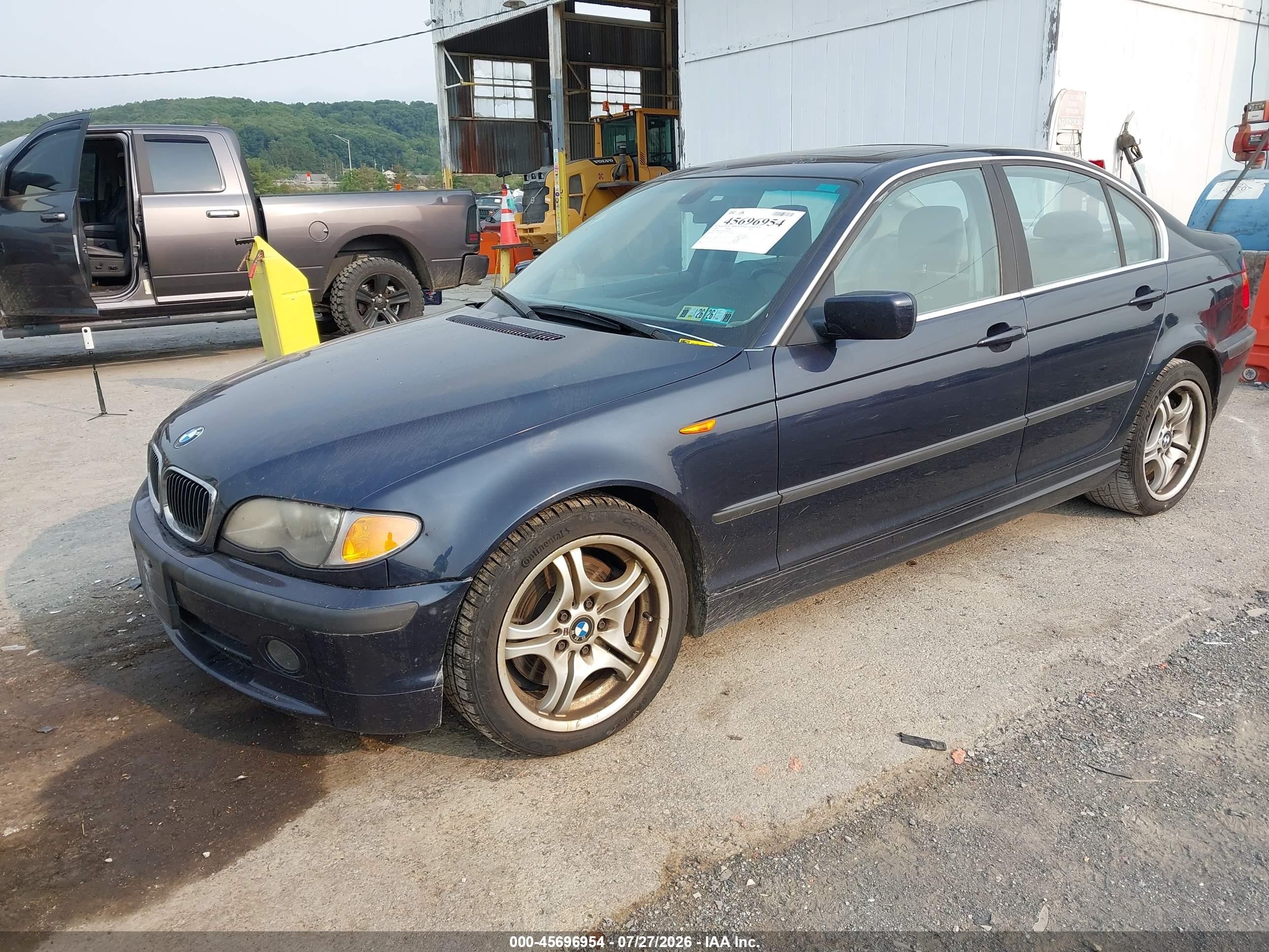 2003 Bmw 330i   Dark Blue vin: WBAEV534X3KM32524