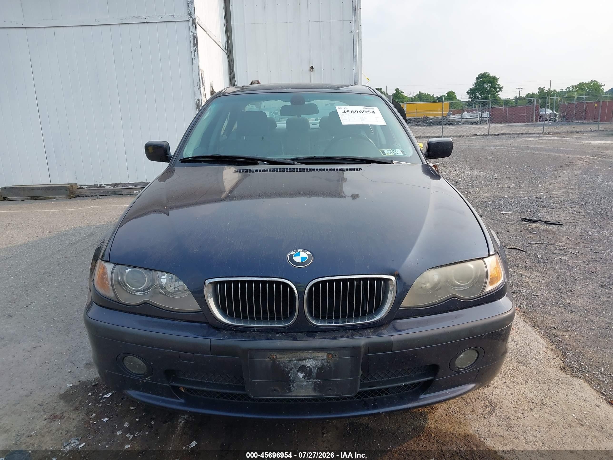 2003 Bmw 330i   Dark Blue vin: WBAEV534X3KM32524