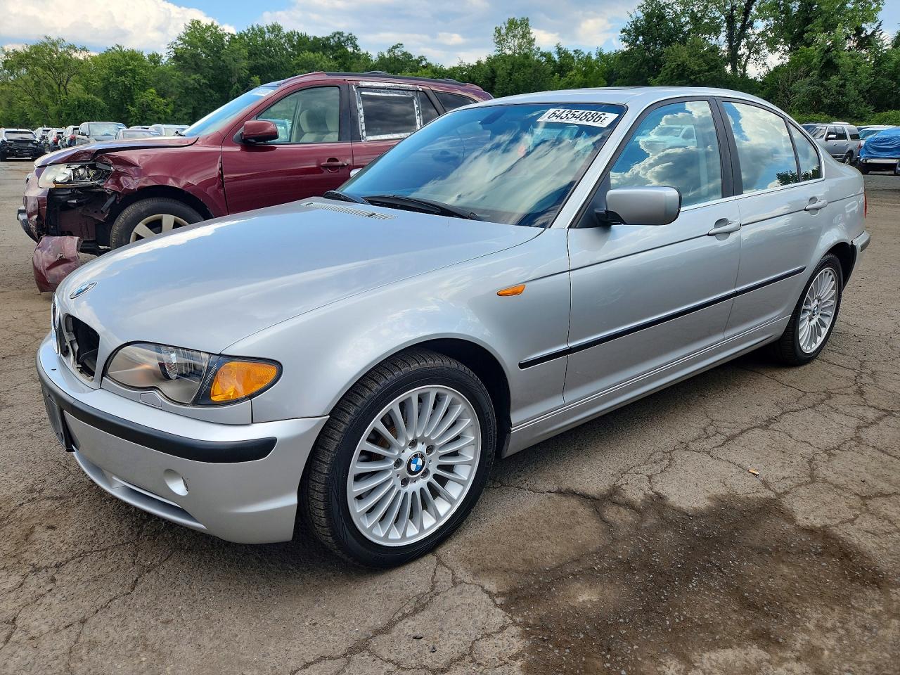 2004 Bmw 330 Xi Серый vin: WBAEW53404PN36277