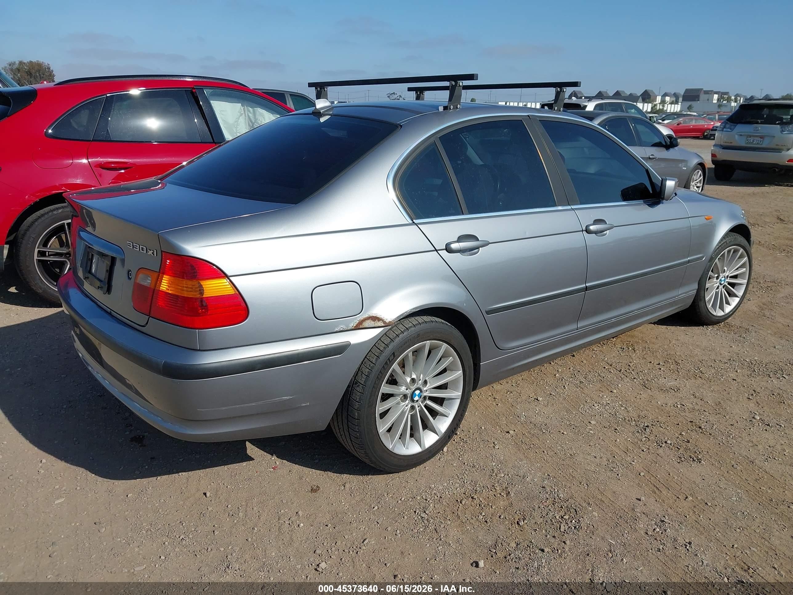 2004 Bmw 330xi   Gray vin: WBAEW53414PN31878
