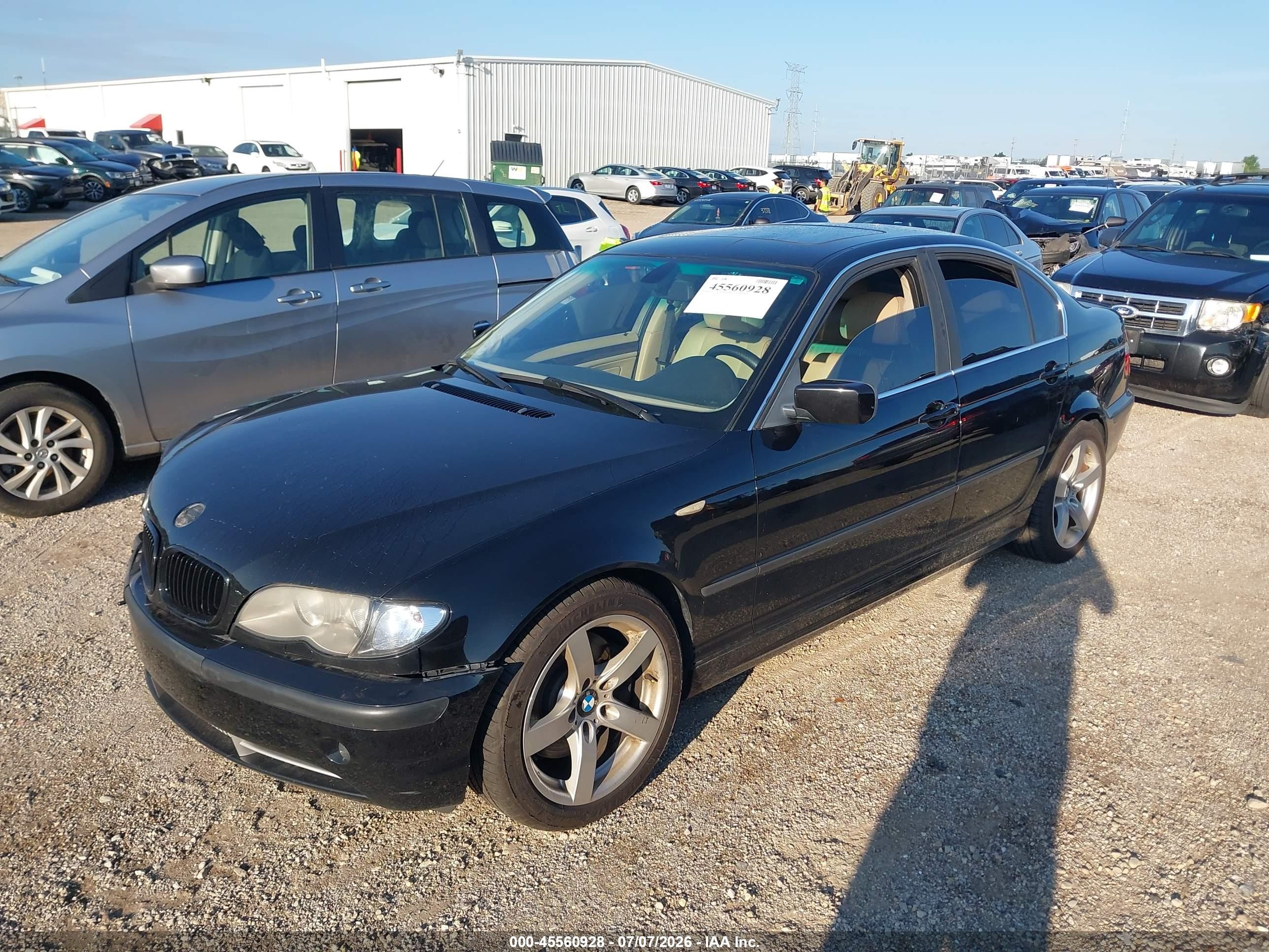 2003 Bmw 3 Series 330xi Black vin: WBAEW53423PG20179