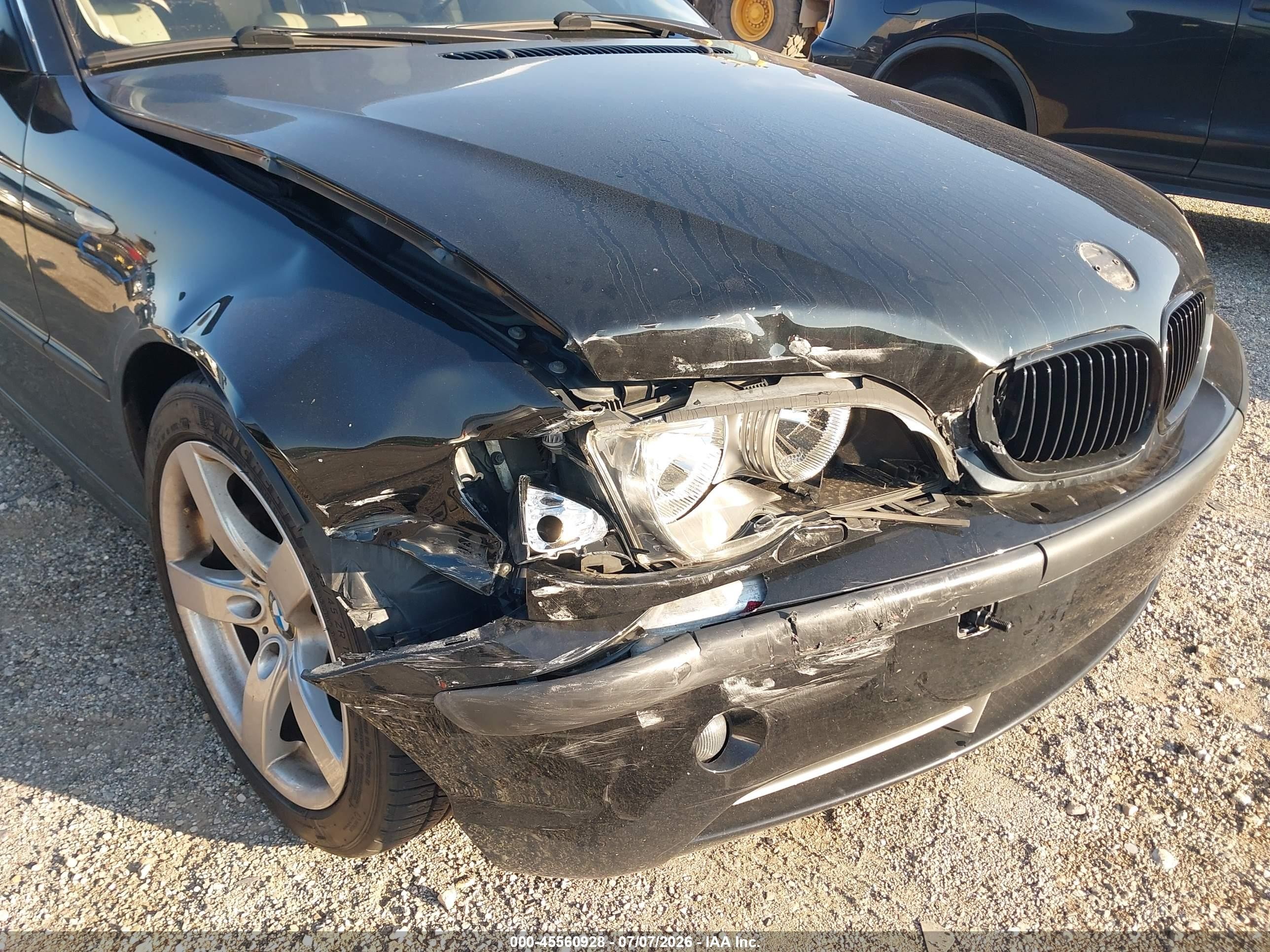 2003 Bmw 3 Series 330xi Black vin: WBAEW53423PG20179