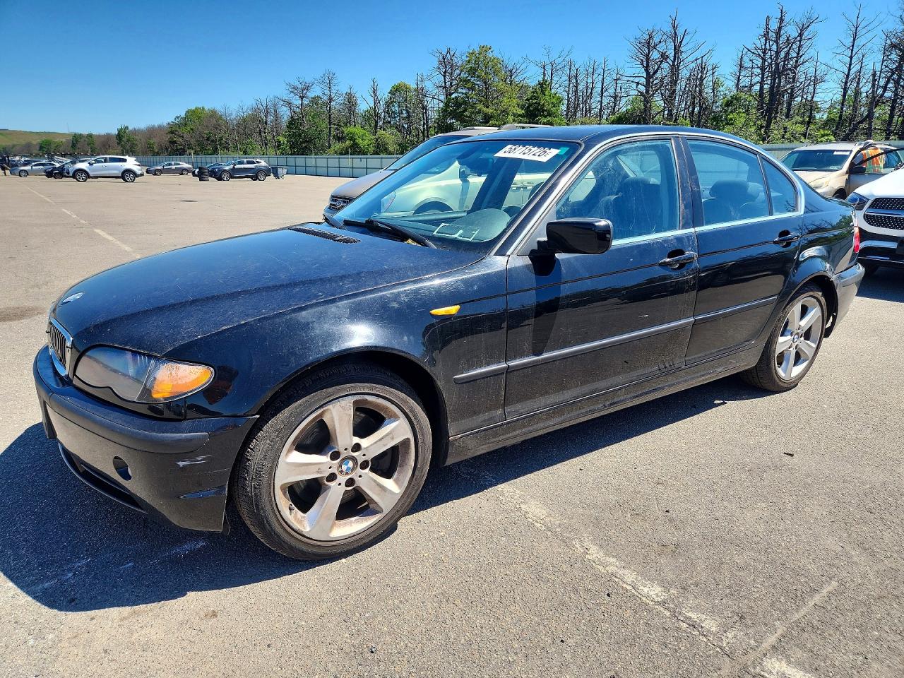 2005 Bmw 330 Xi Black vin: WBAEW53435PN40003