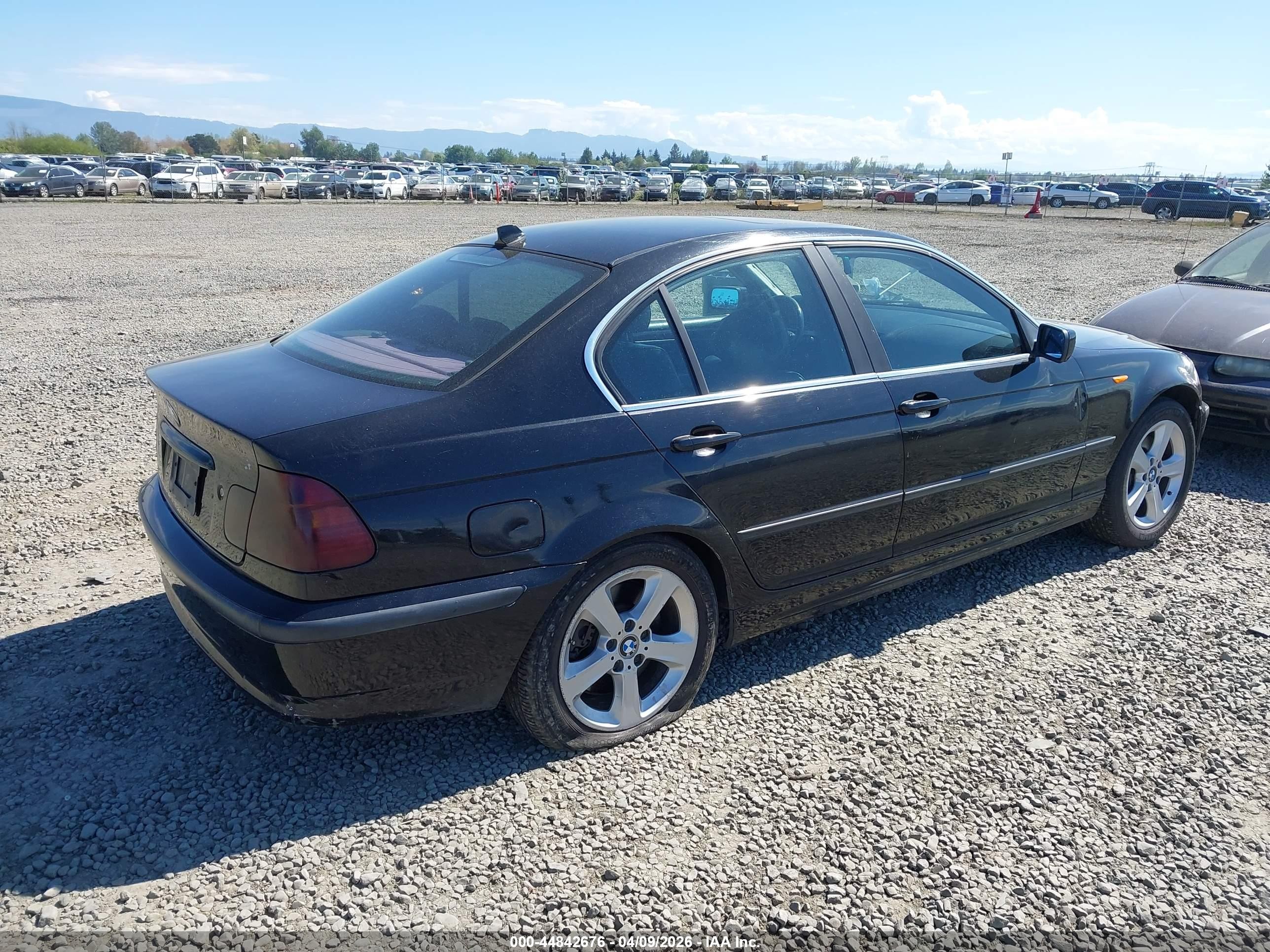 2004 Bmw 330xi   Black vin: WBAEW53444PN35407