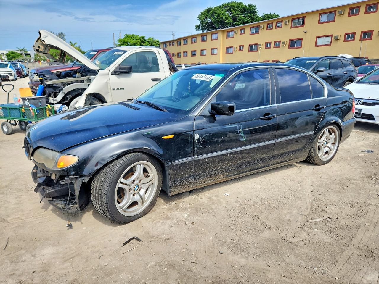 2005 Bmw 330 Xi Black vin: WBAEW53465PN39878