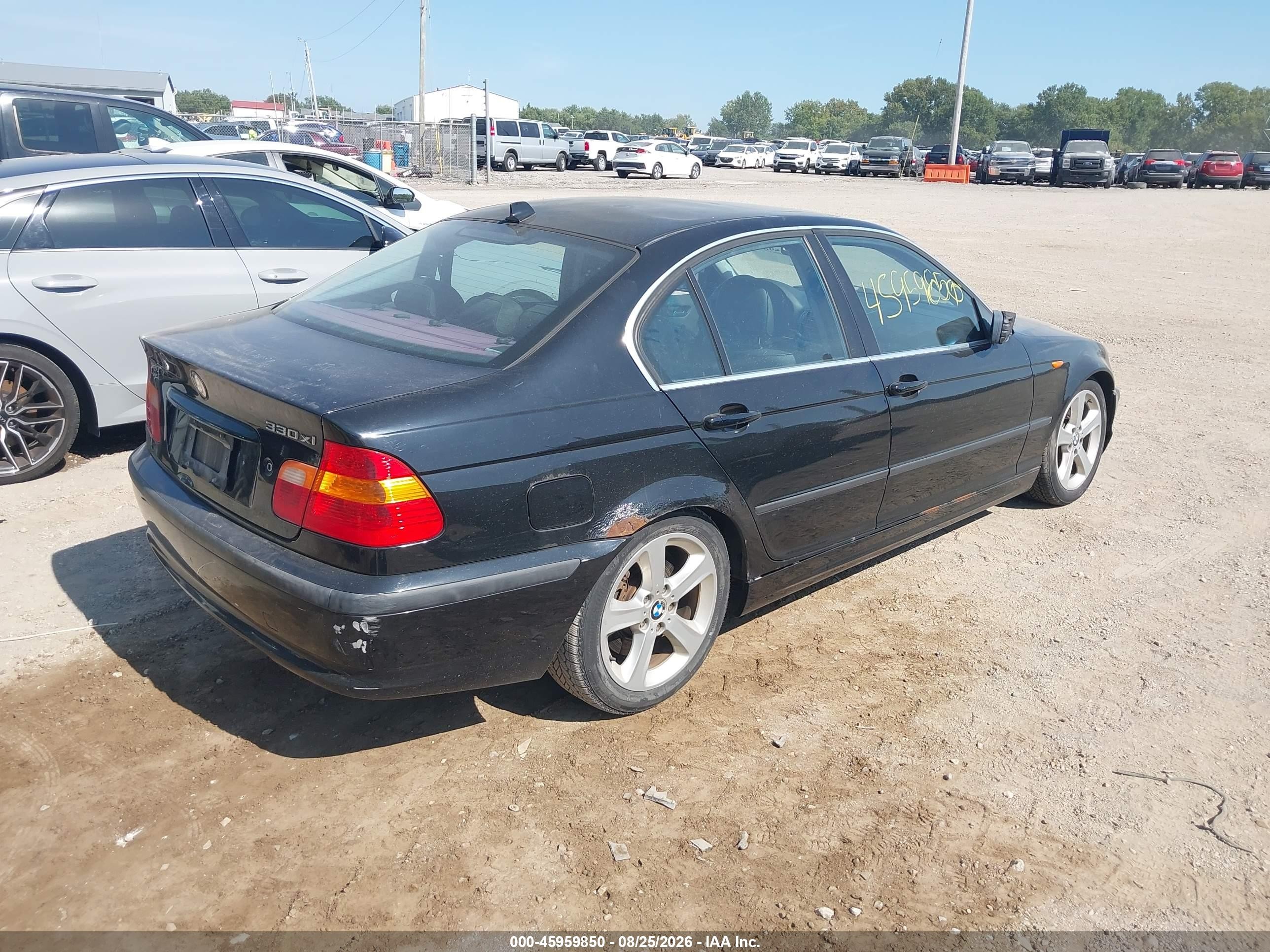 2005 Bmw 330xi   Black vin: WBAEW53485PN37579