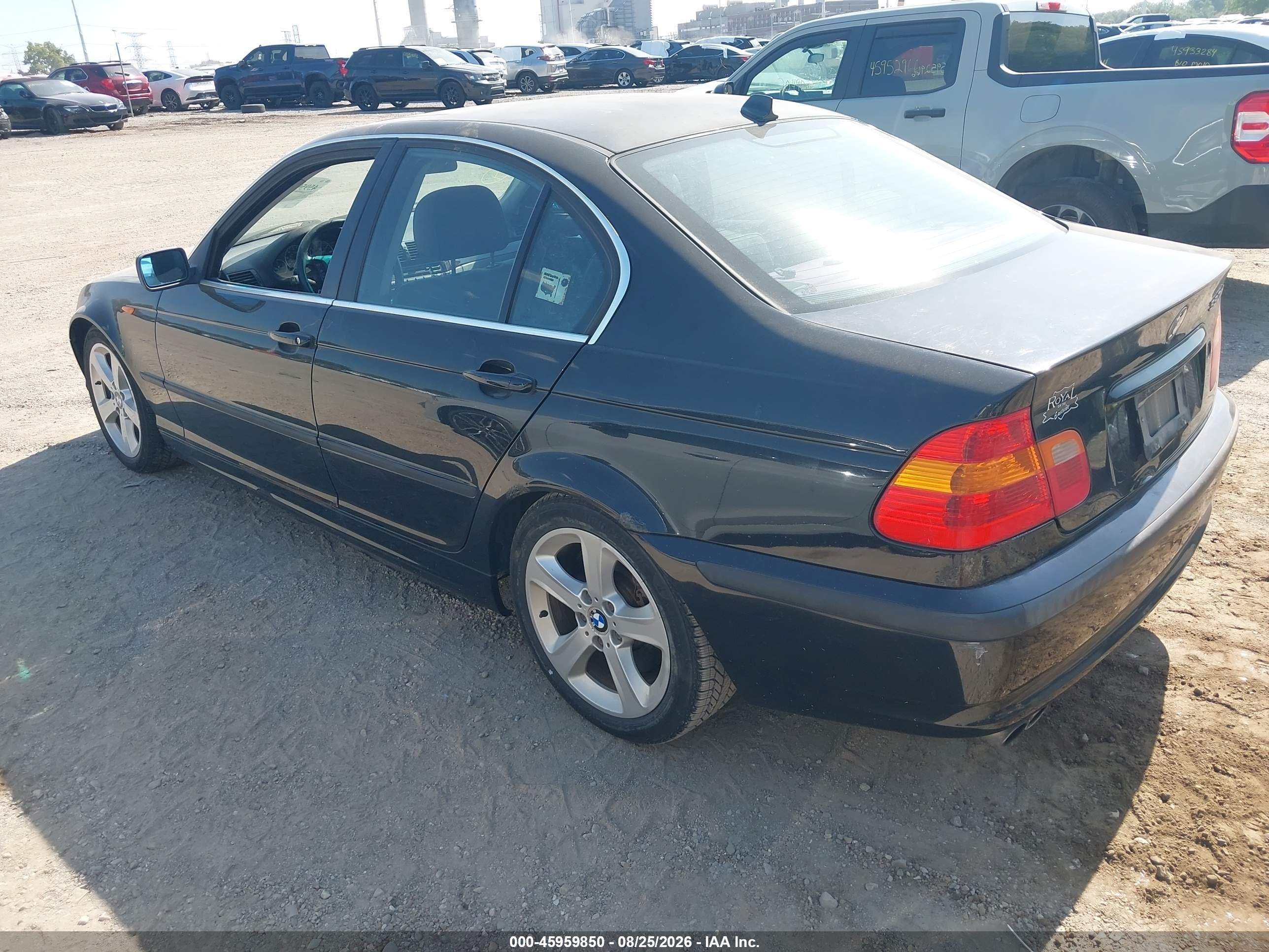 2005 Bmw 330xi   Black vin: WBAEW53485PN37579