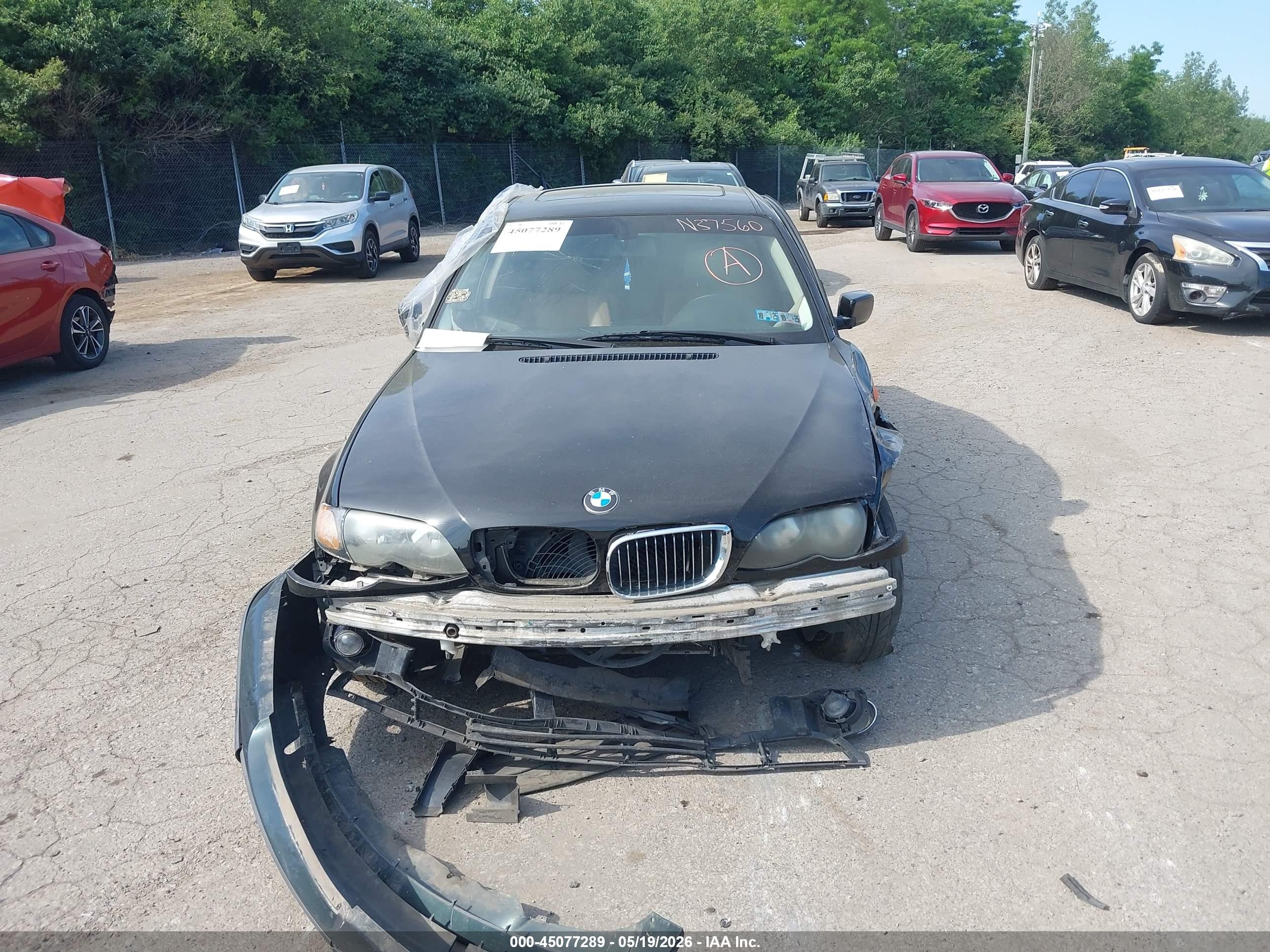 2005 Bmw 330xi   Черный vin: WBAEW53495PN37560