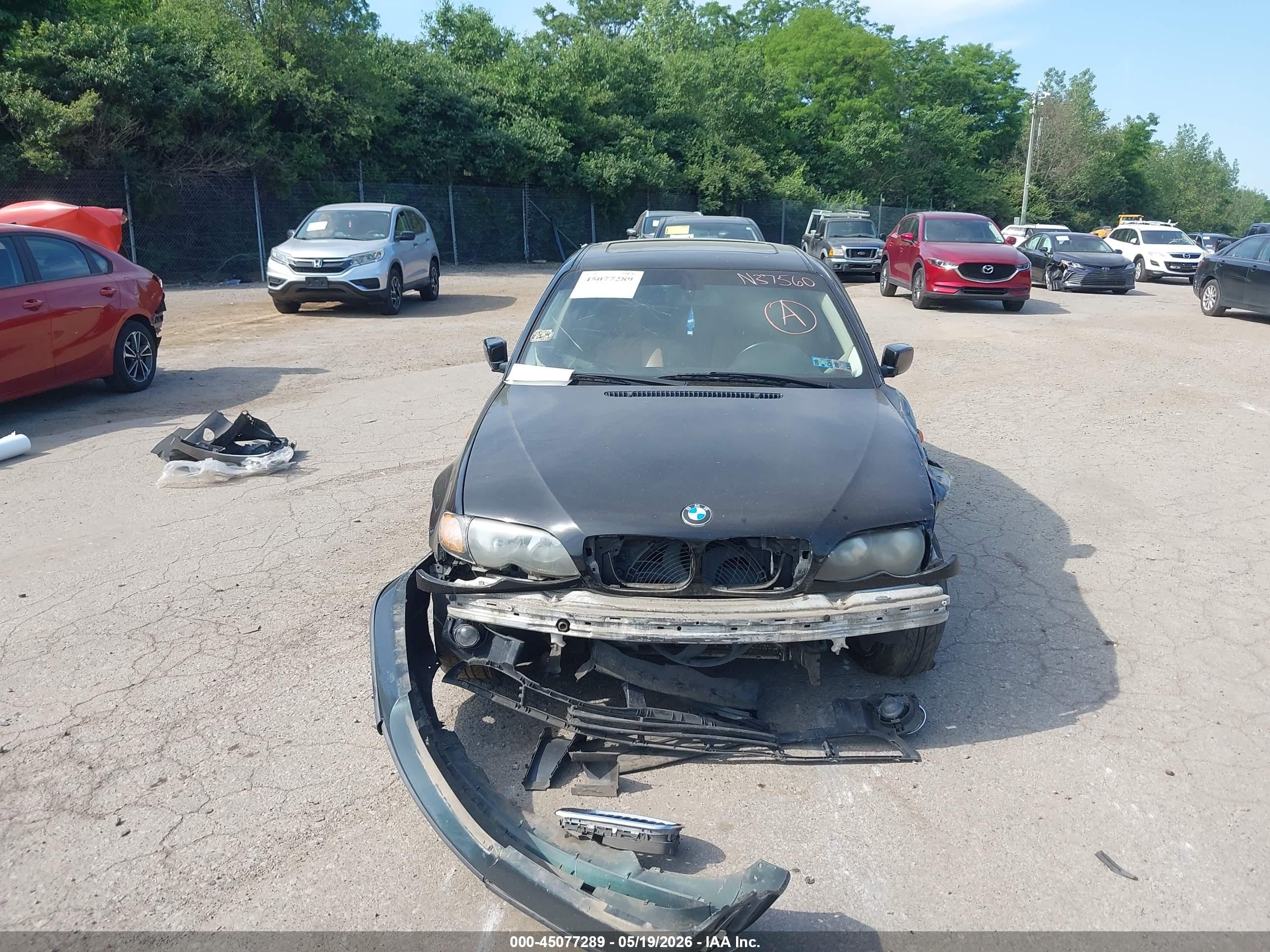 2005 Bmw 330xi   Черный vin: WBAEW53495PN37560