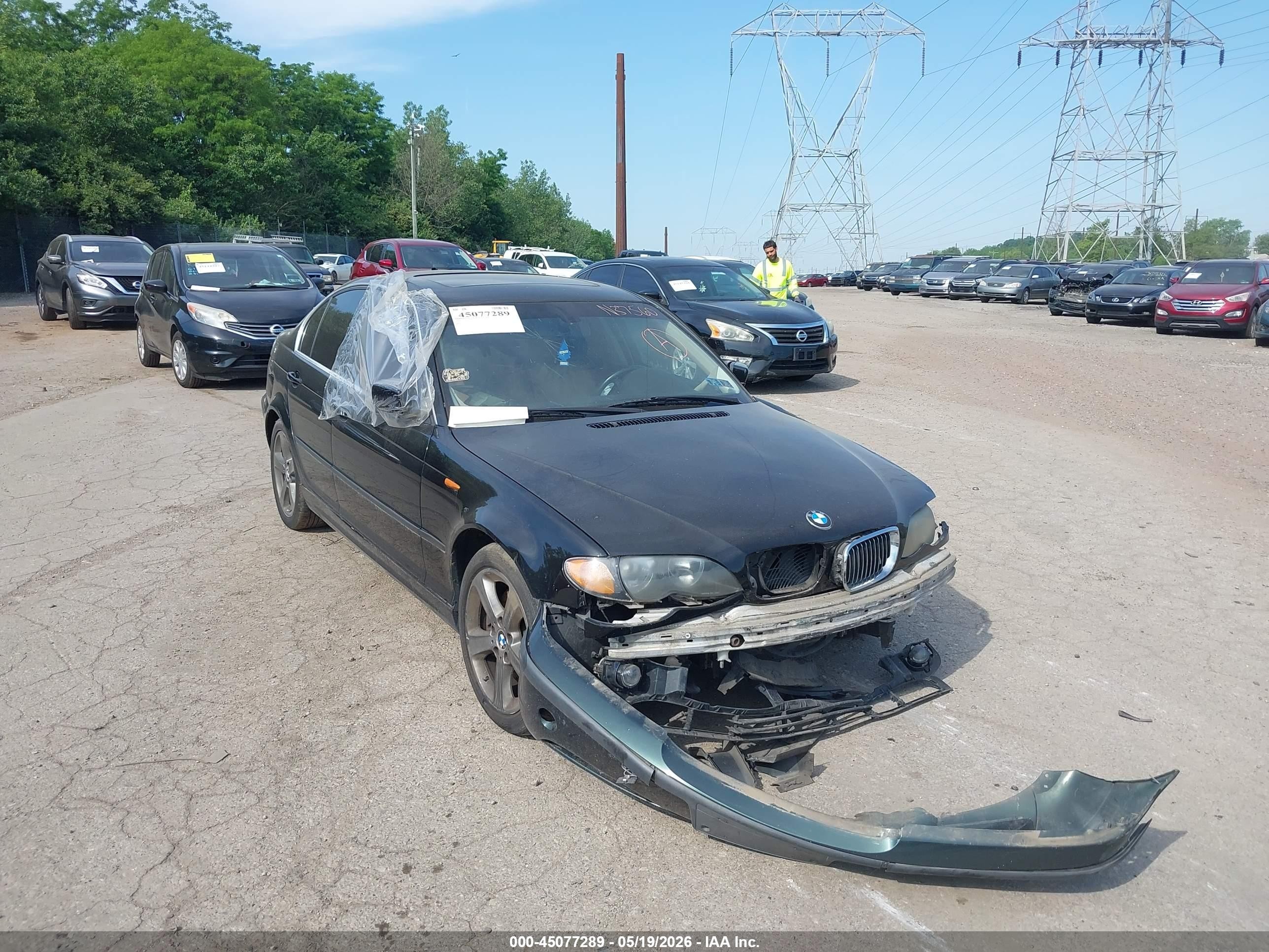 2005 Bmw 330xi   Black vin: WBAEW53495PN37560