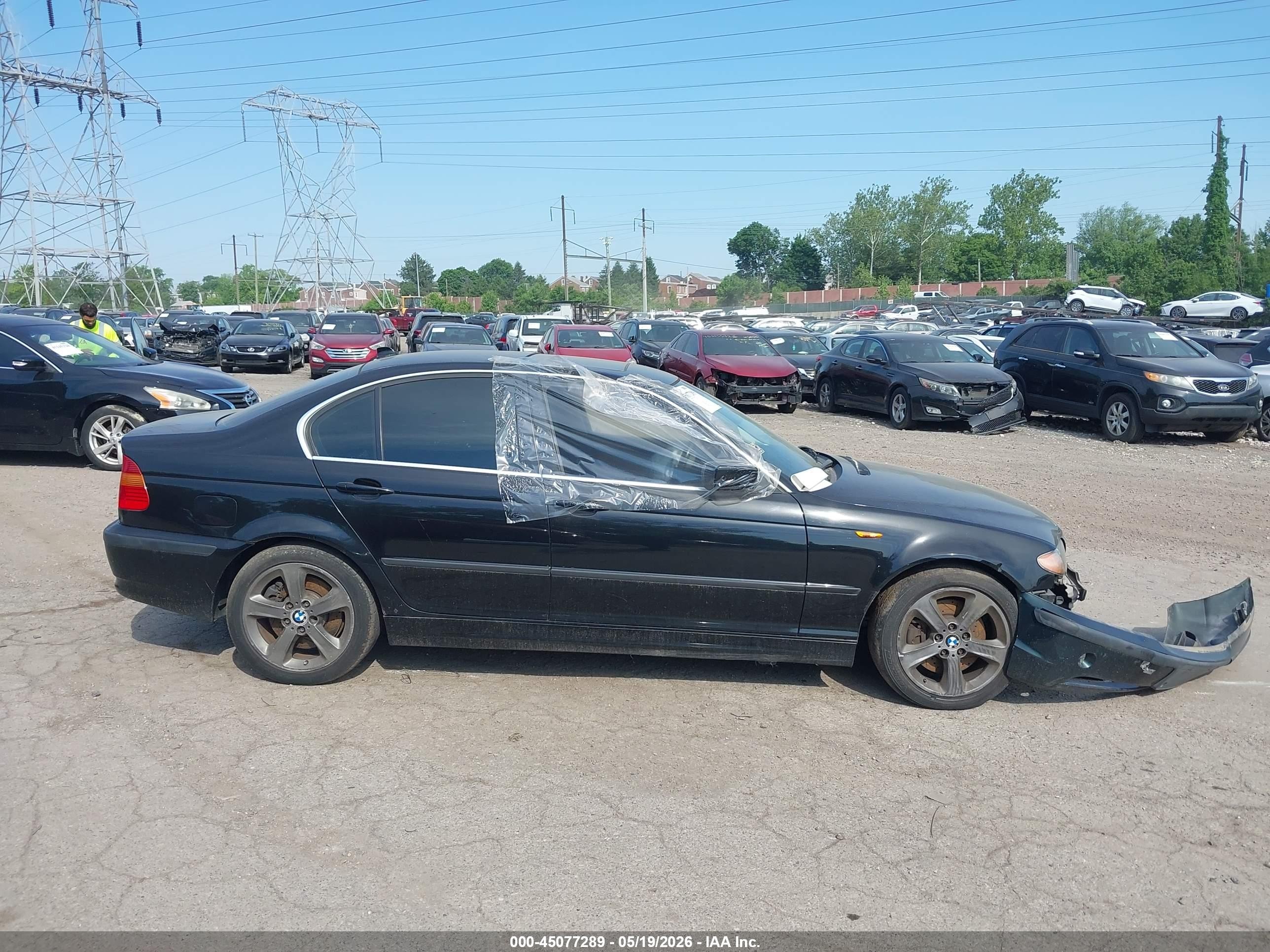 2005 Bmw 330xi   Черный vin: WBAEW53495PN37560