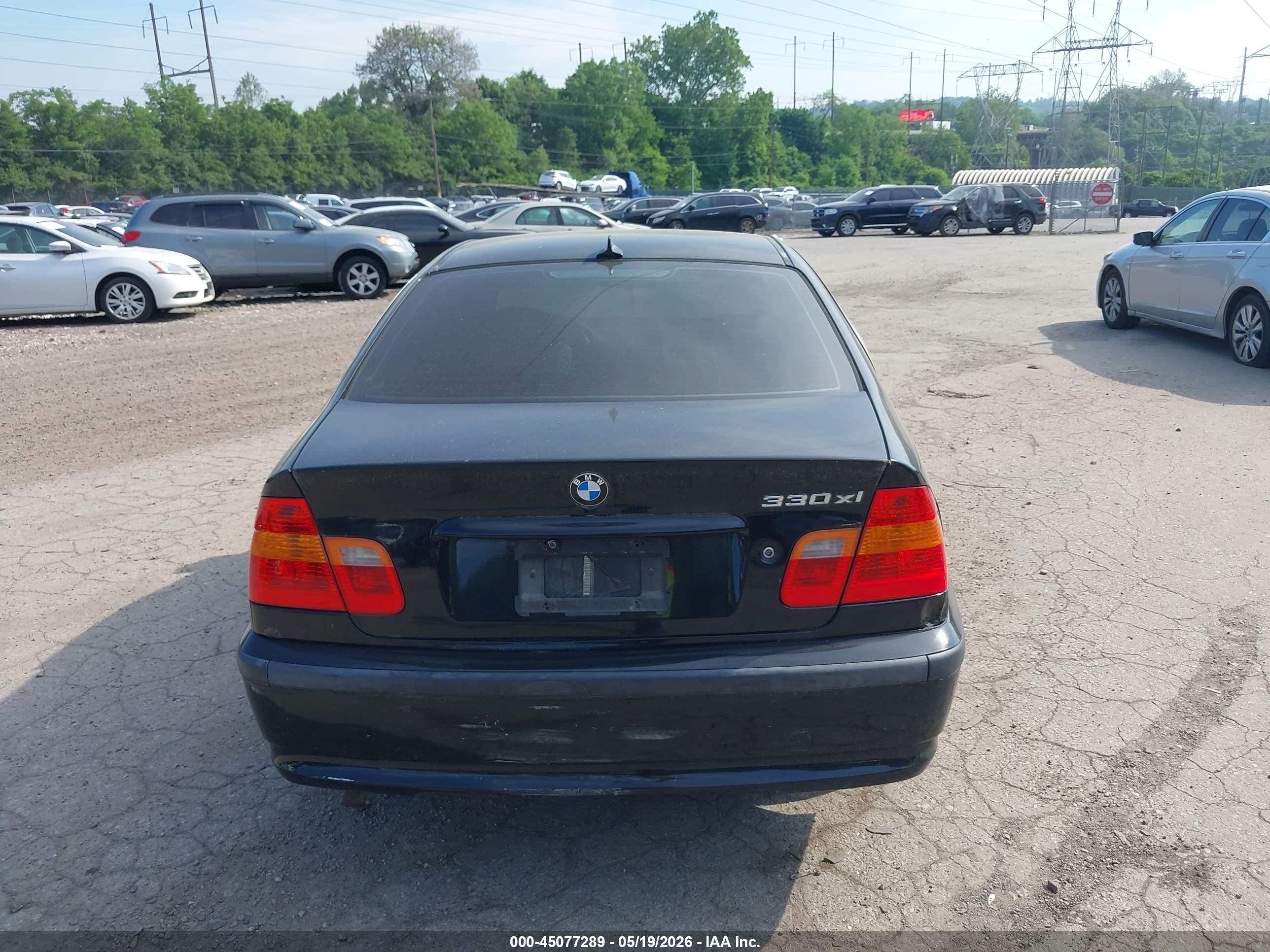 2005 Bmw 330xi   Черный vin: WBAEW53495PN37560