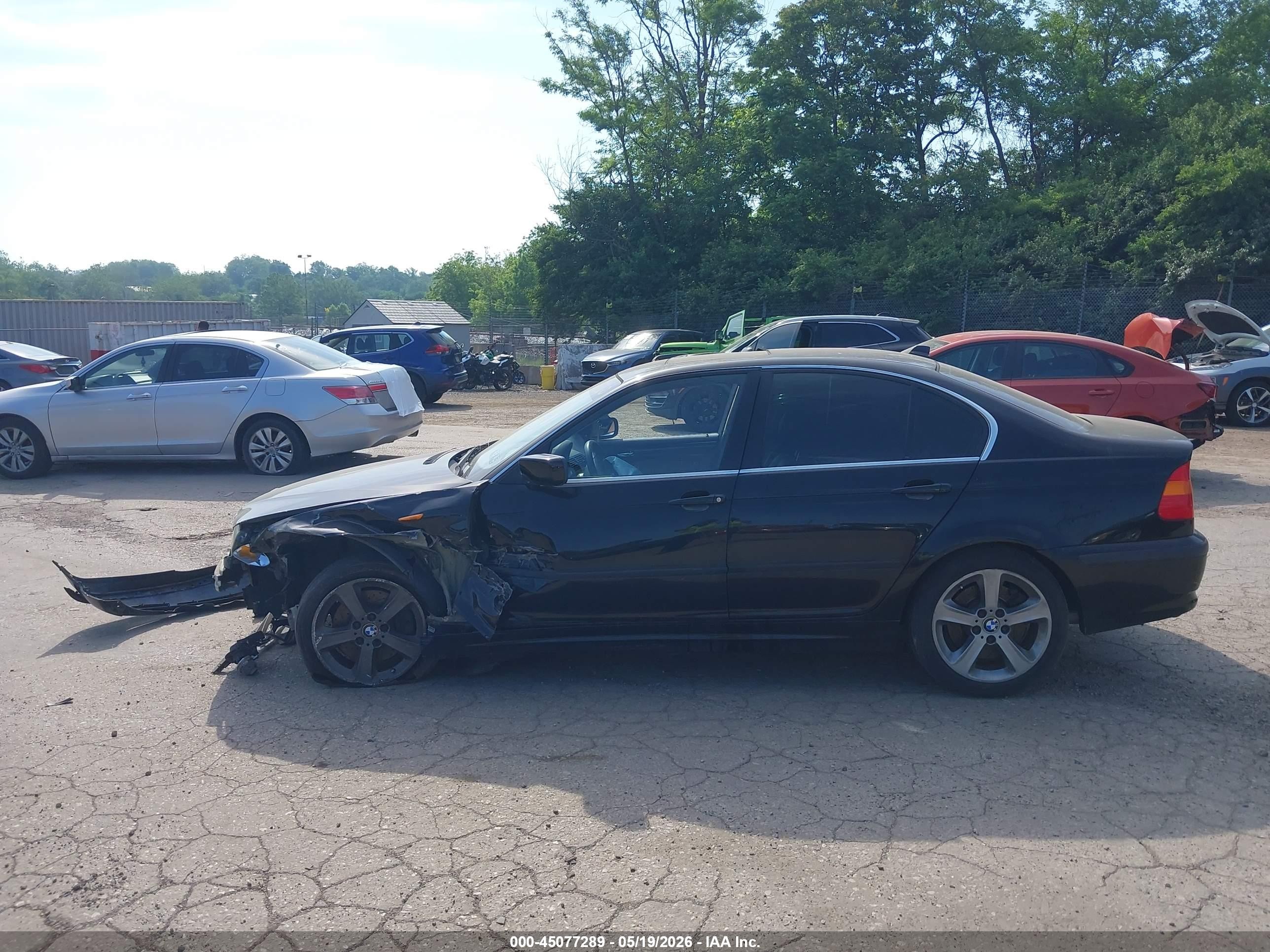 2005 Bmw 330xi   Черный vin: WBAEW53495PN37560