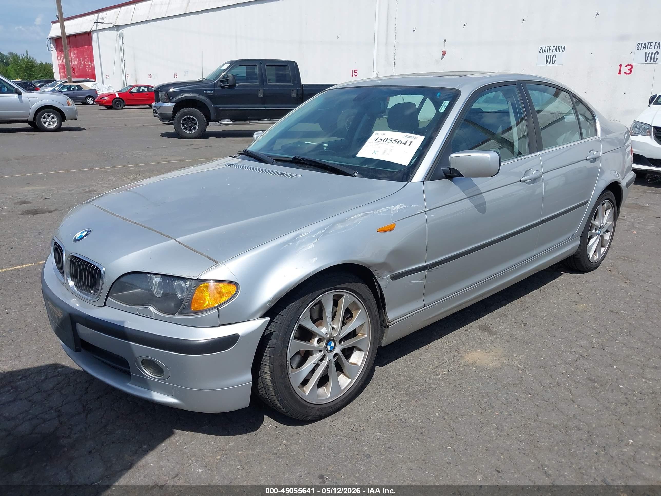 2005 Bmw 330xi   Silver vin: WBAEW534X5PN39964