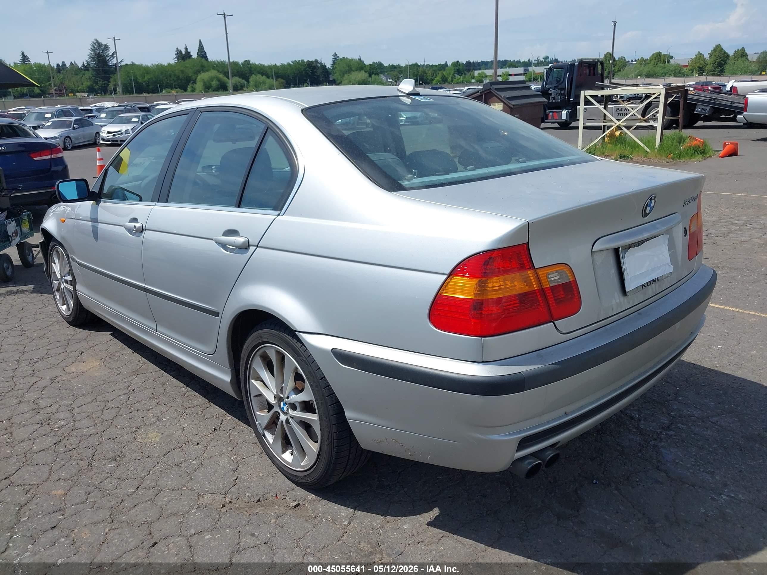 2005 Bmw 330xi   Silver vin: WBAEW534X5PN39964