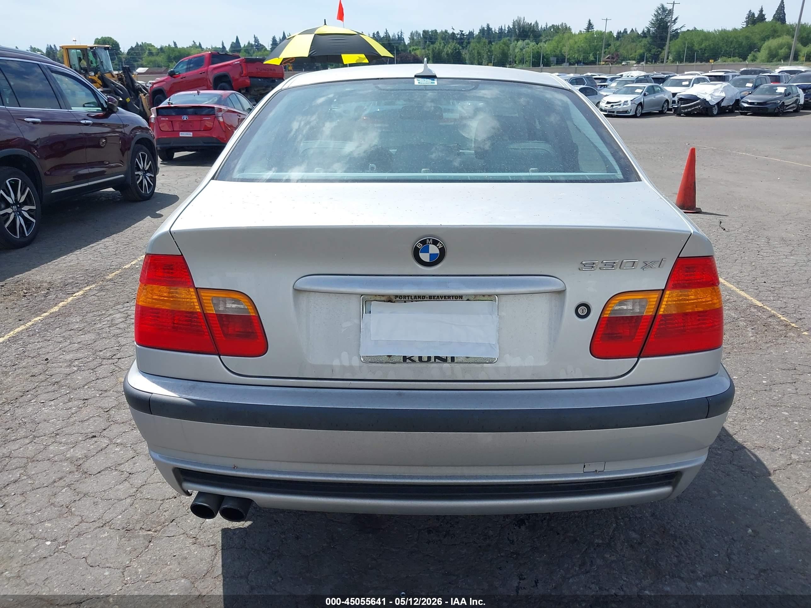 2005 Bmw 330xi   Silver vin: WBAEW534X5PN39964