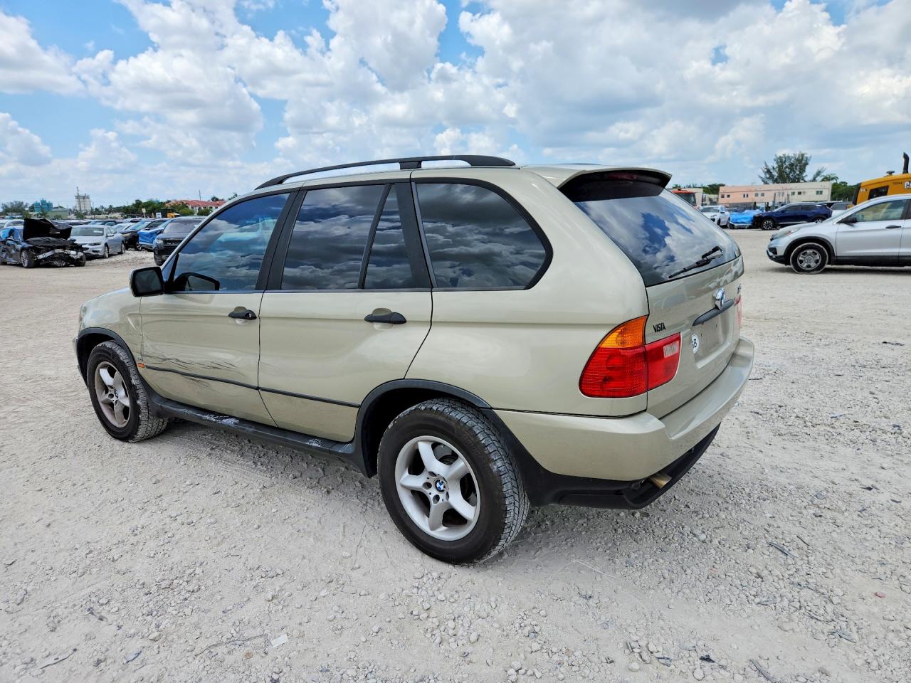 2001 Bmw X5 3.0i Бежевый vin: WBAFA53501LM83532