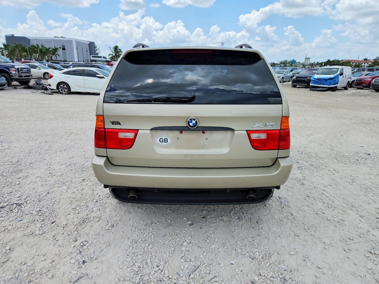 2001 Bmw X5 3.0i Бежевый vin: WBAFA53501LM83532