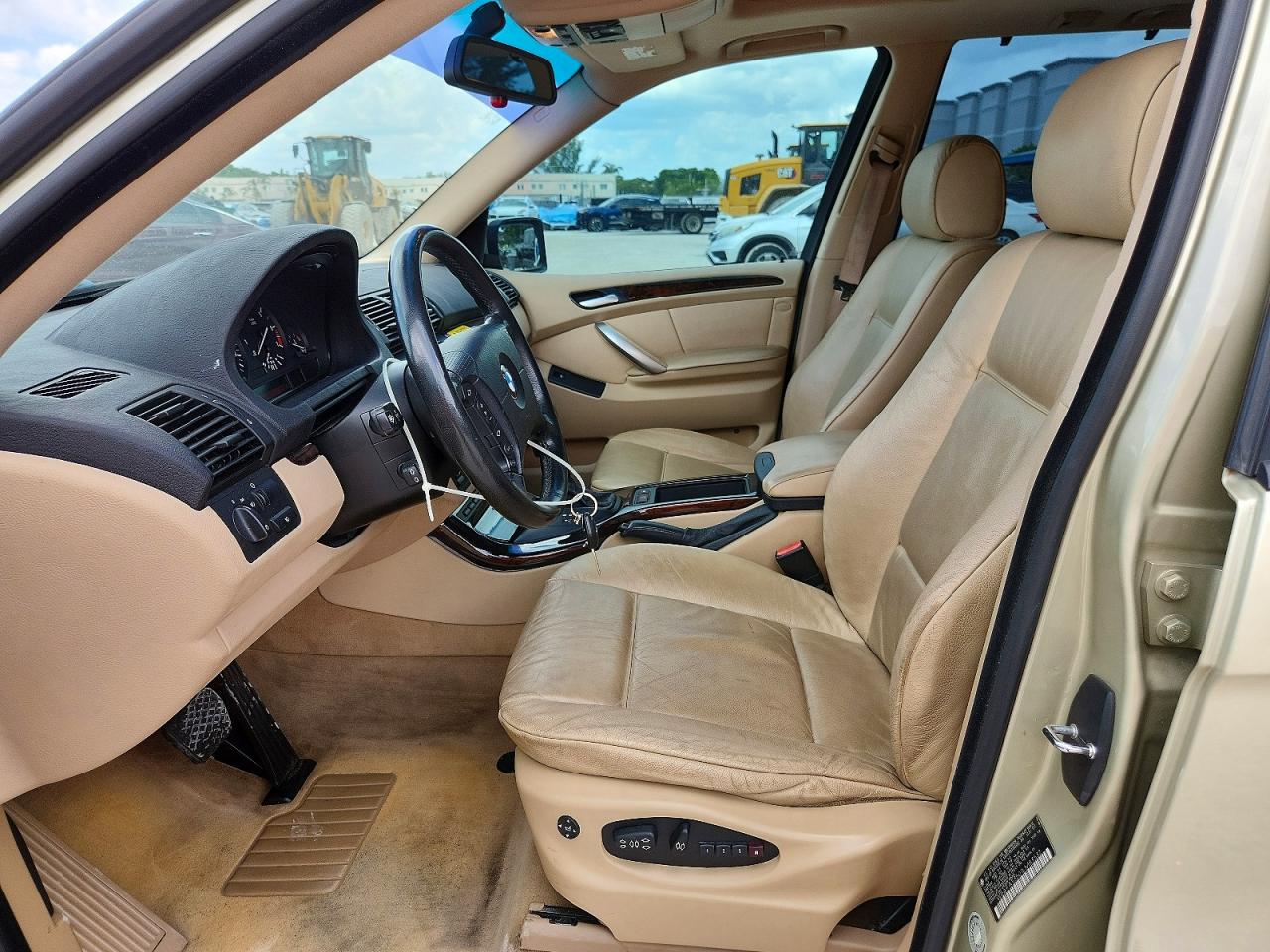 2001 Bmw X5 3.0i Бежевый vin: WBAFA53501LM83532