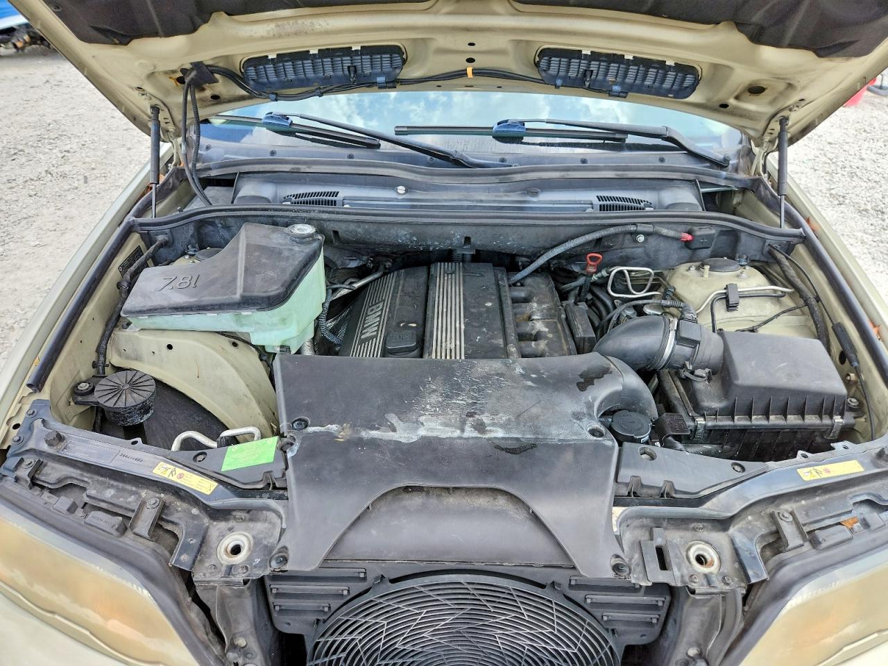 2001 Bmw X5 3.0i Бежевый vin: WBAFA53501LM83532