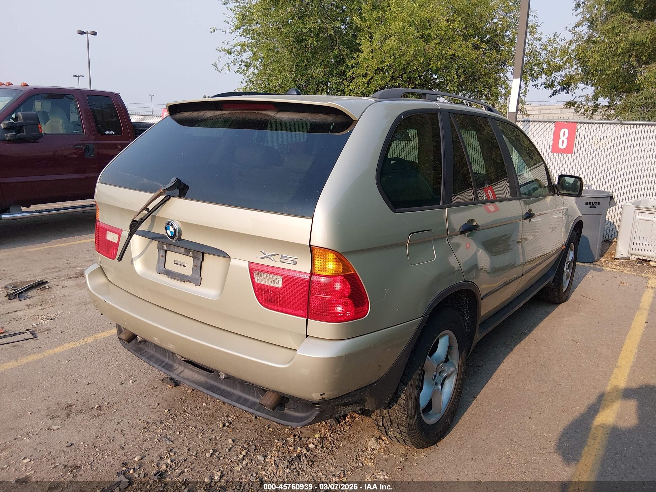2001 Bmw X5 3.0 Gold vin: WBAFA53511LM70708