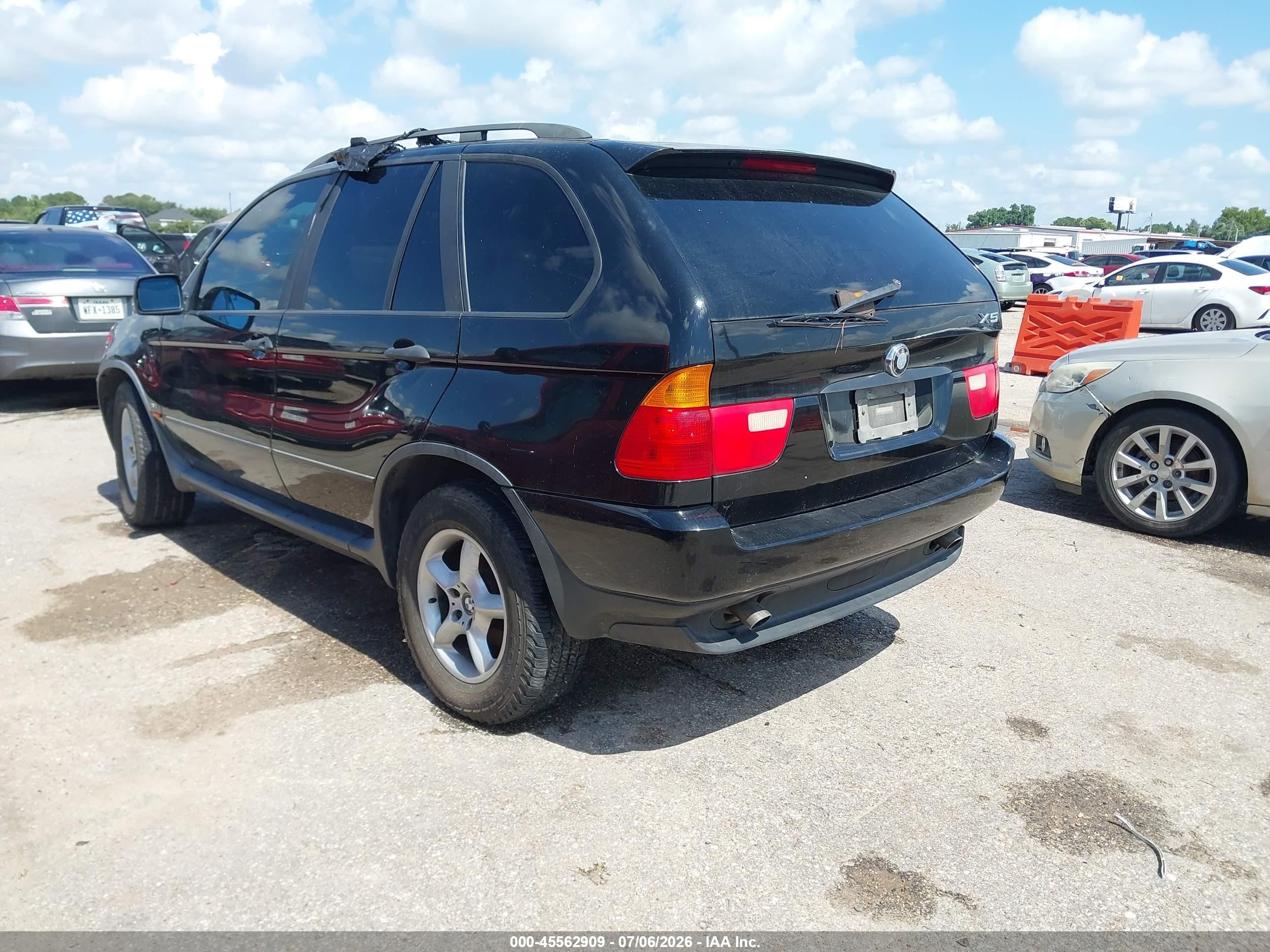 2001 Bmw X5 3.0 Black vin: WBAFA53511LM89632
