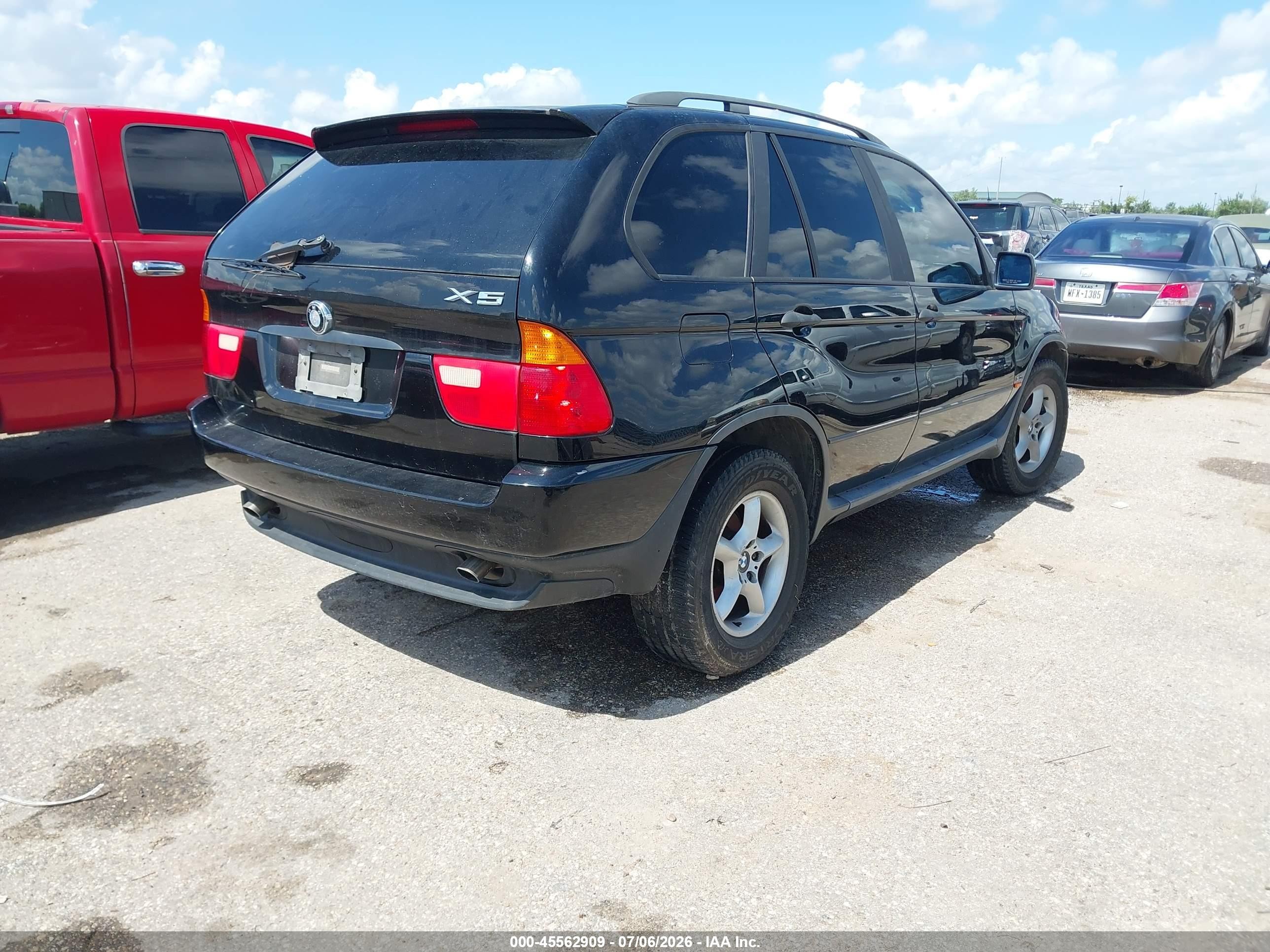 2001 Bmw X5 3.0 Black vin: WBAFA53511LM89632