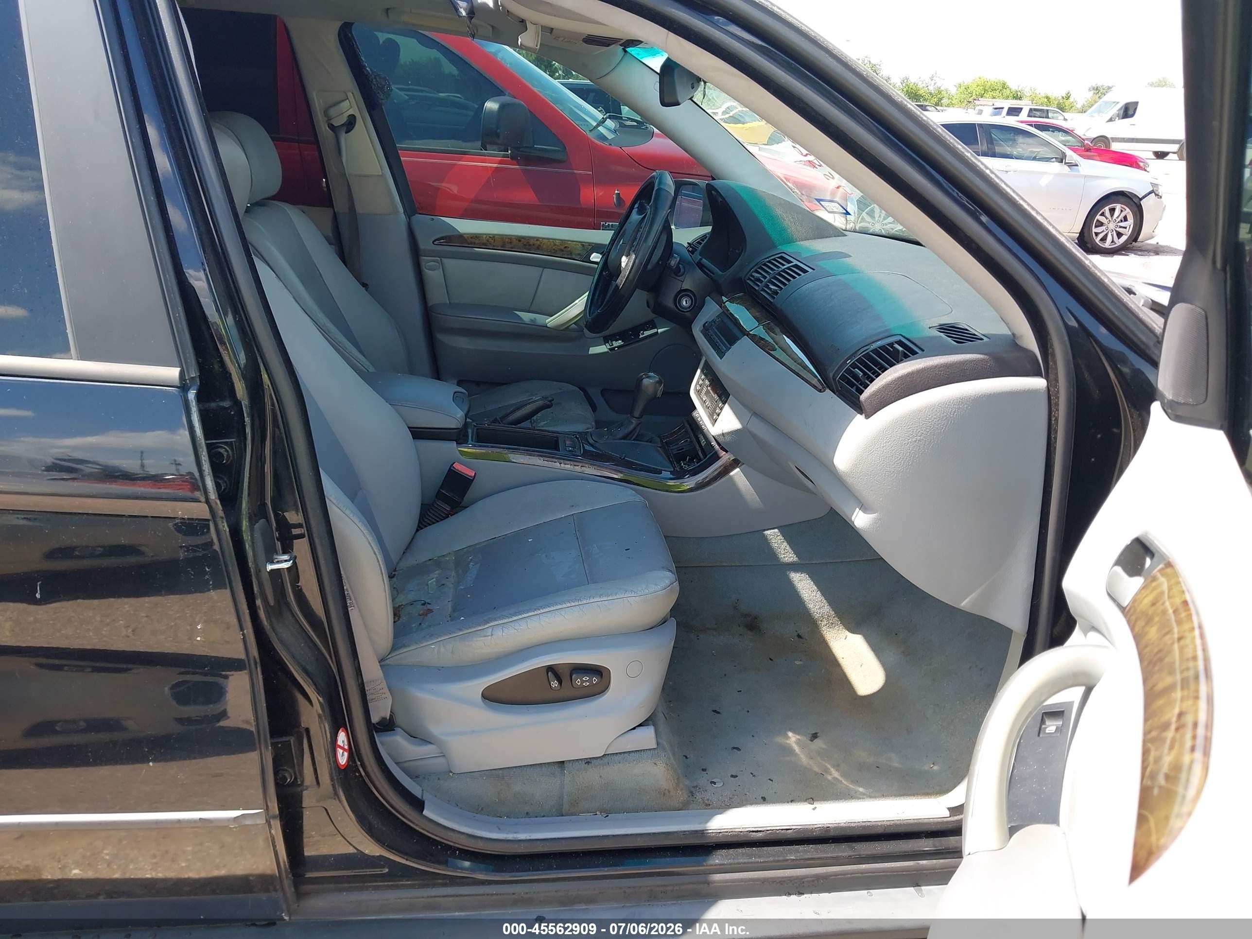 2001 Bmw X5 3.0 Black vin: WBAFA53511LM89632