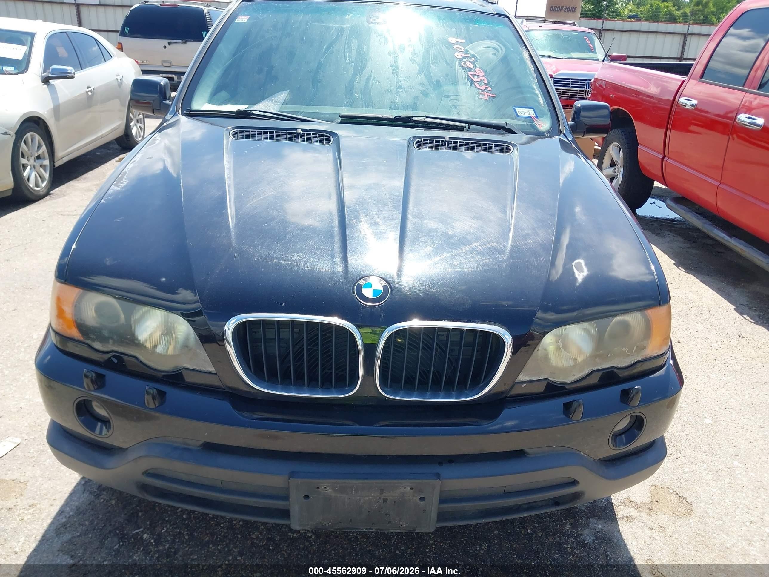 2001 Bmw X5 3.0 Black vin: WBAFA53511LM89632