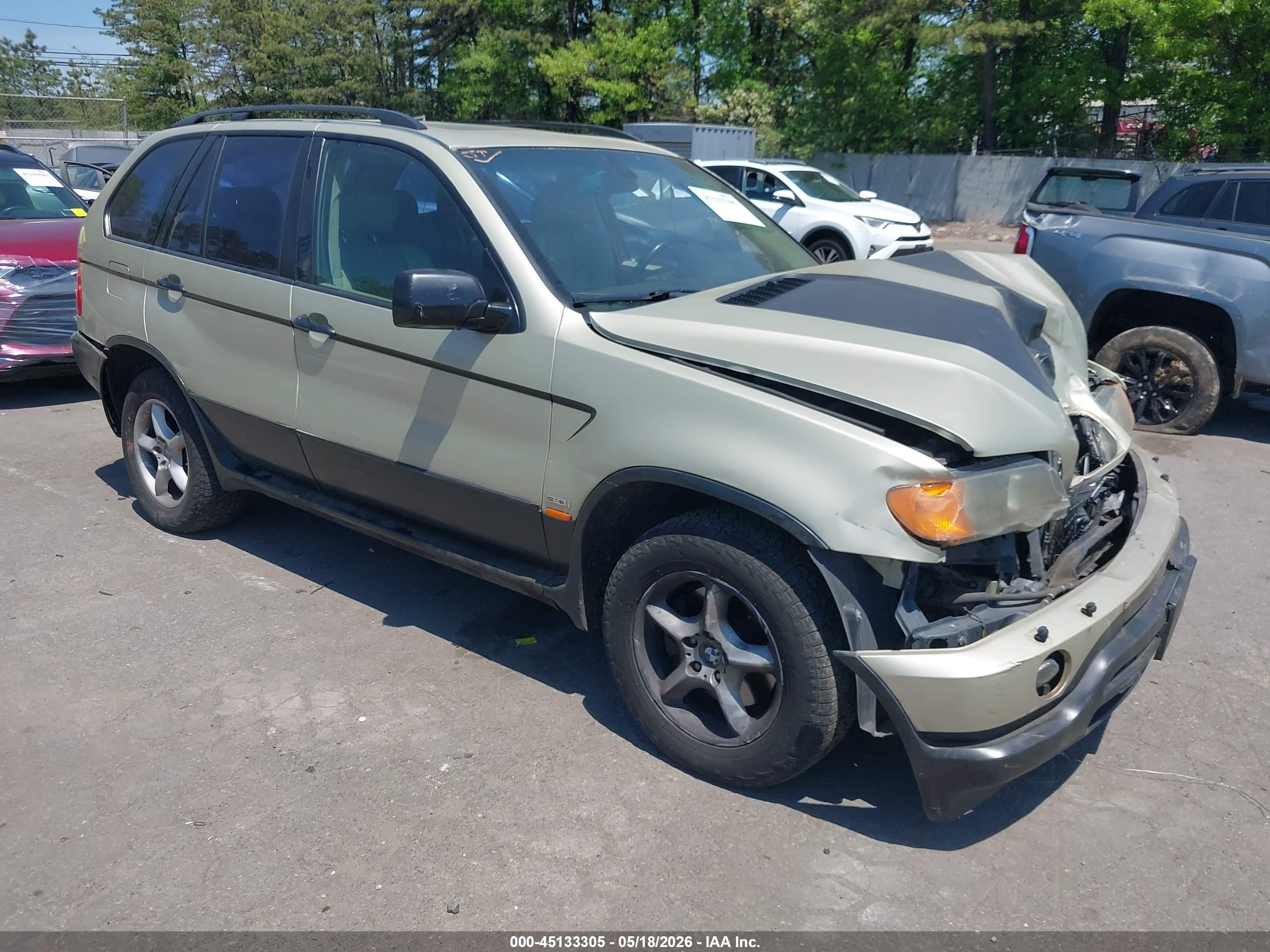 2001 Bmw X5 3.0 Champagne vin: WBAFA53521LM65467