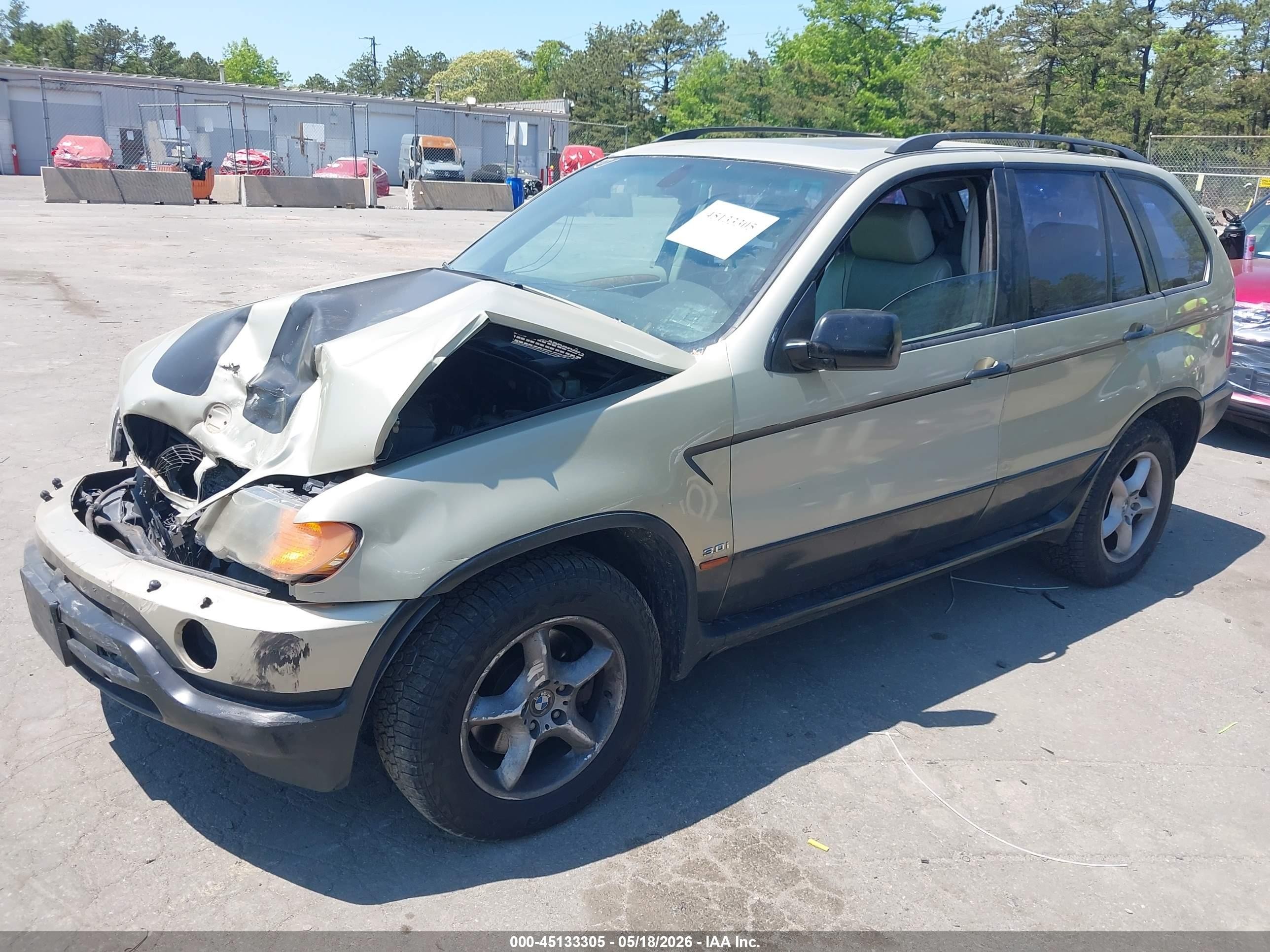 2001 Bmw X5 3.0 Champagne vin: WBAFA53521LM65467