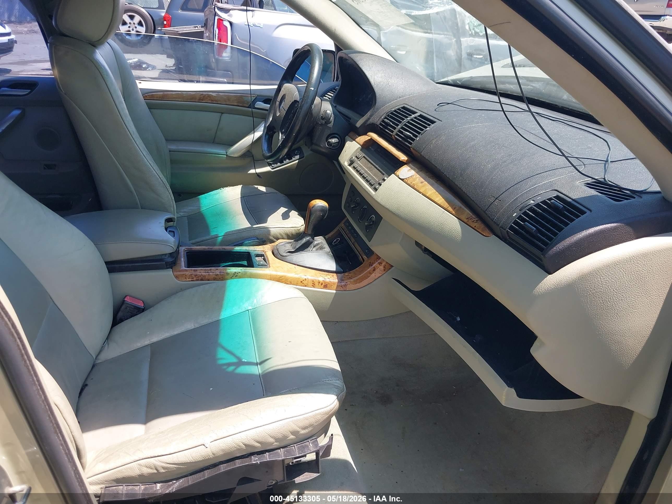 2001 Bmw X5 3.0 Champagne vin: WBAFA53521LM65467