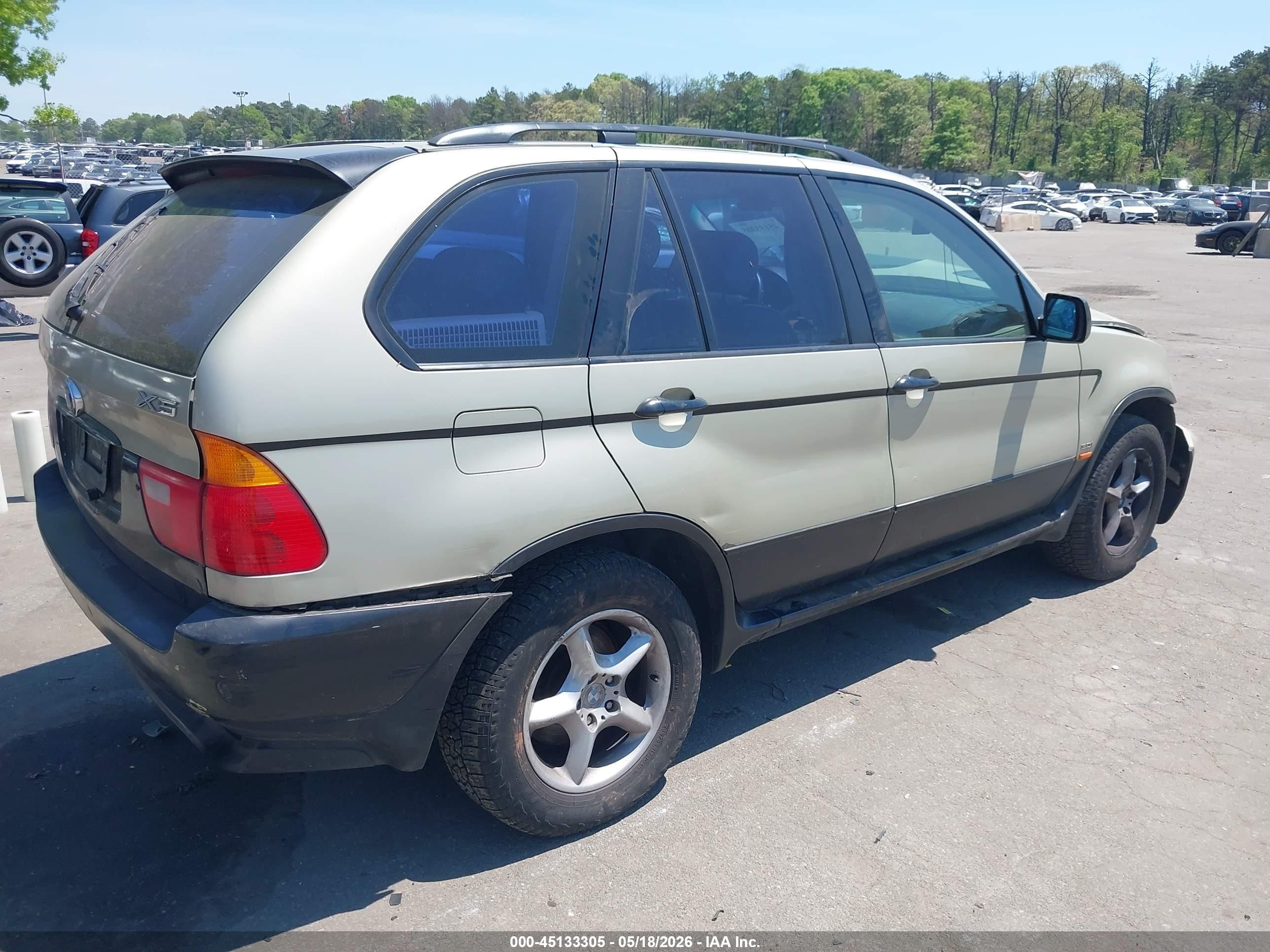 2001 Bmw X5 3.0 Champagne vin: WBAFA53521LM65467