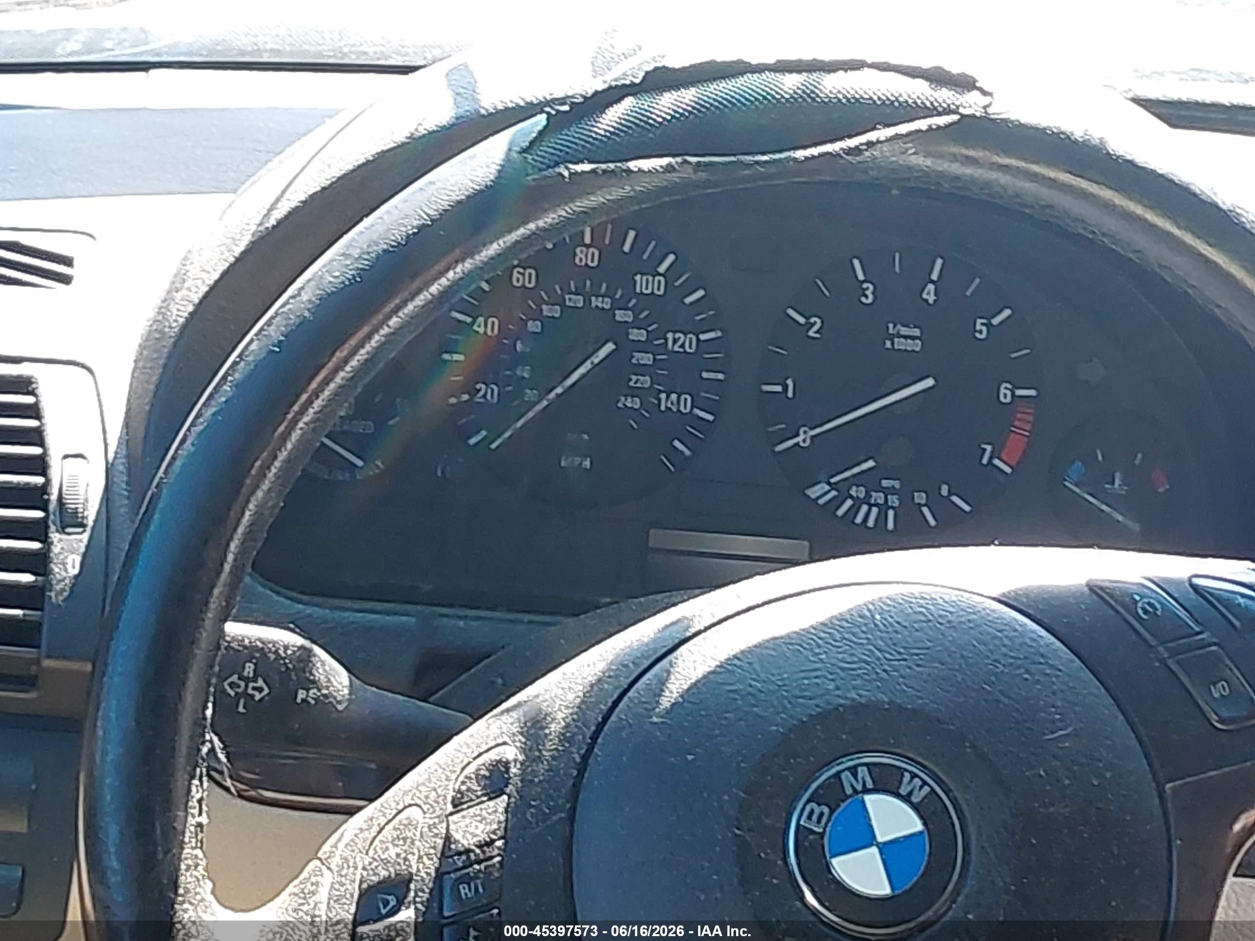 2001 Bmw X5 3.0 Black vin: WBAFA53531LM85002
