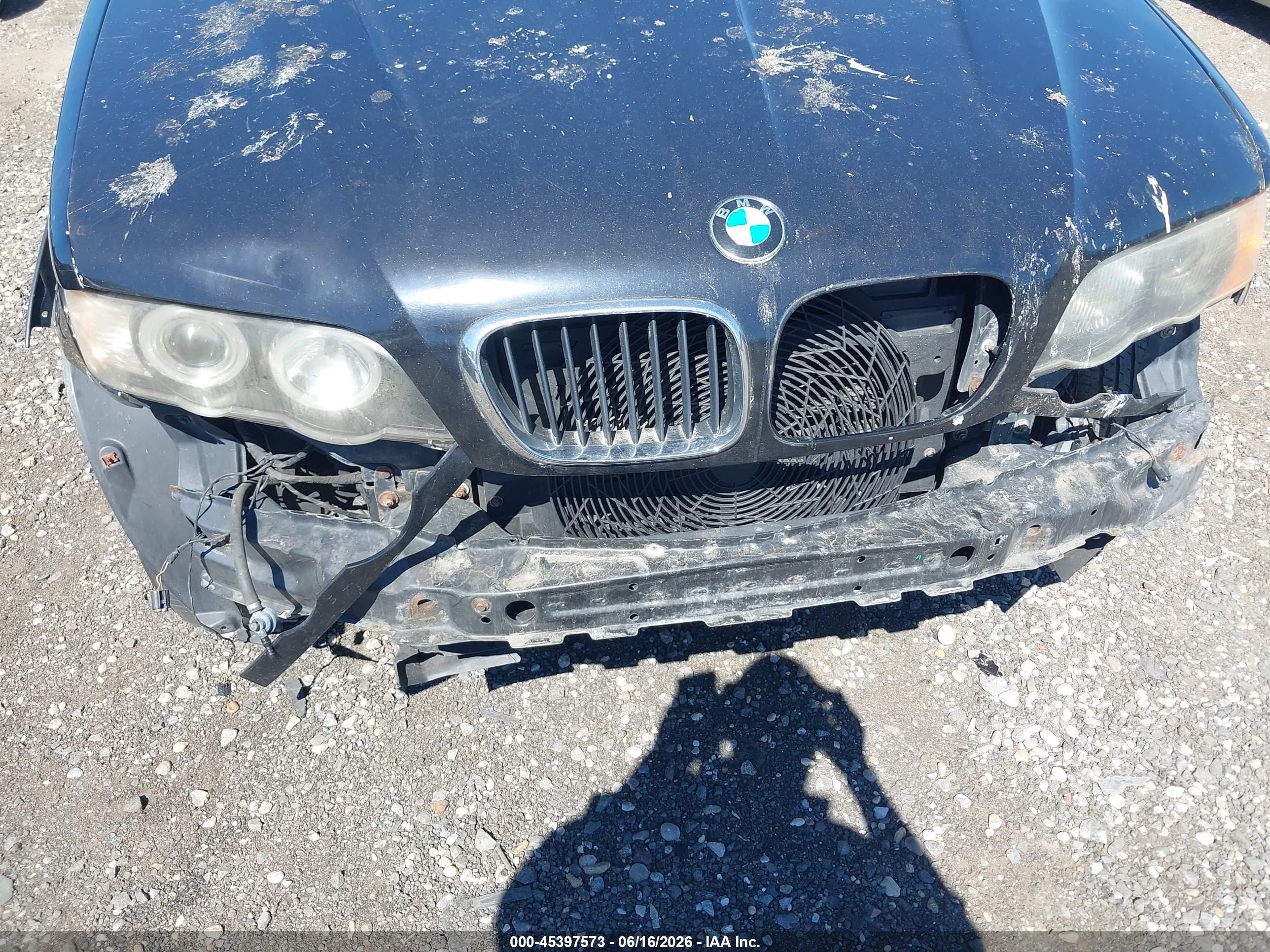 2001 Bmw X5 3.0 Black vin: WBAFA53531LM85002