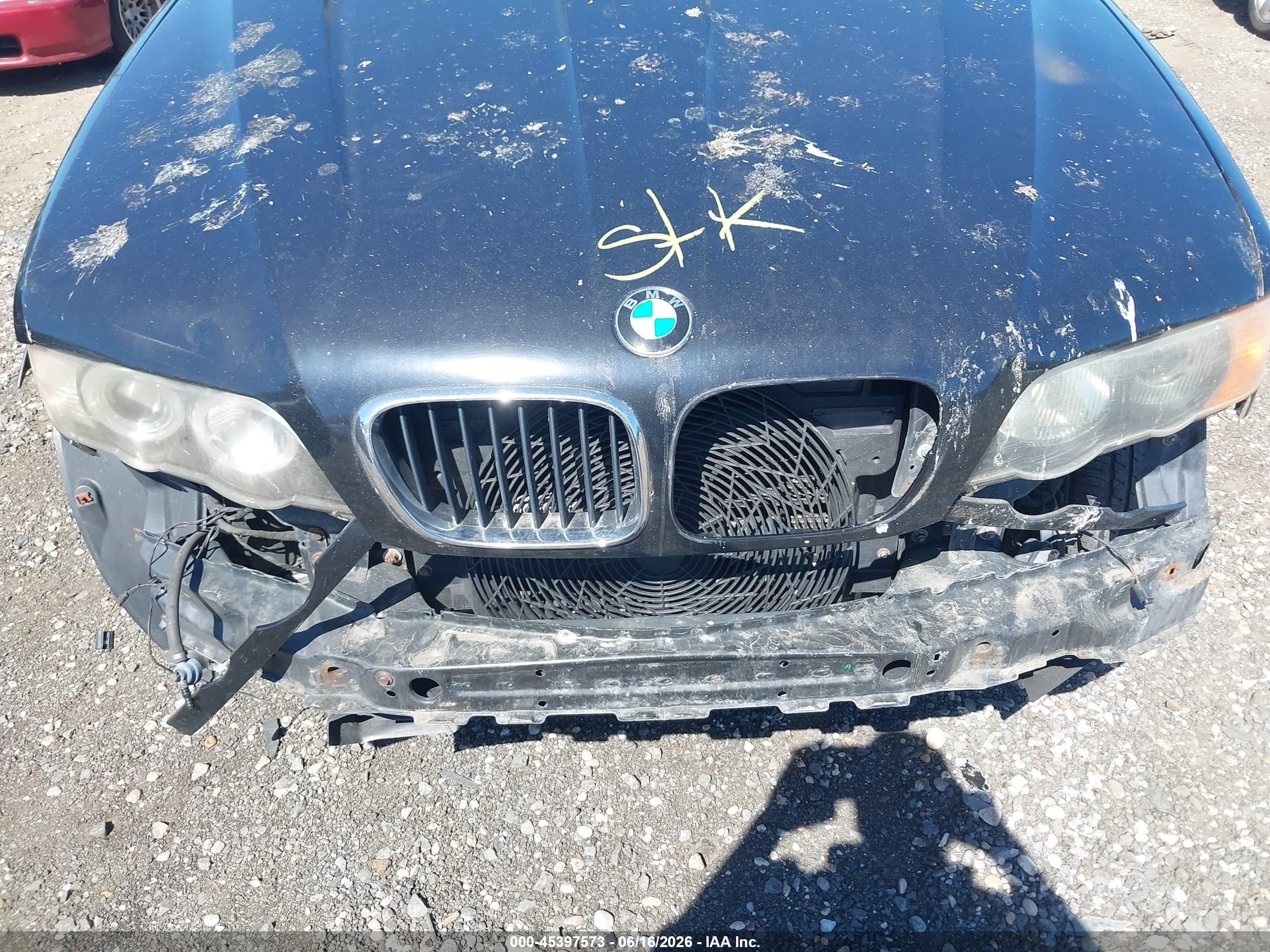 2001 Bmw X5 3.0 Black vin: WBAFA53531LM85002