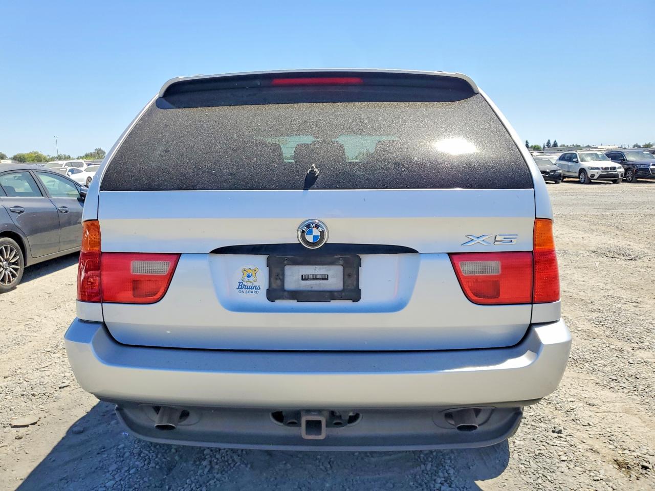 2001 Bmw X5 3.0i Silver vin: WBAFA53541LM88538