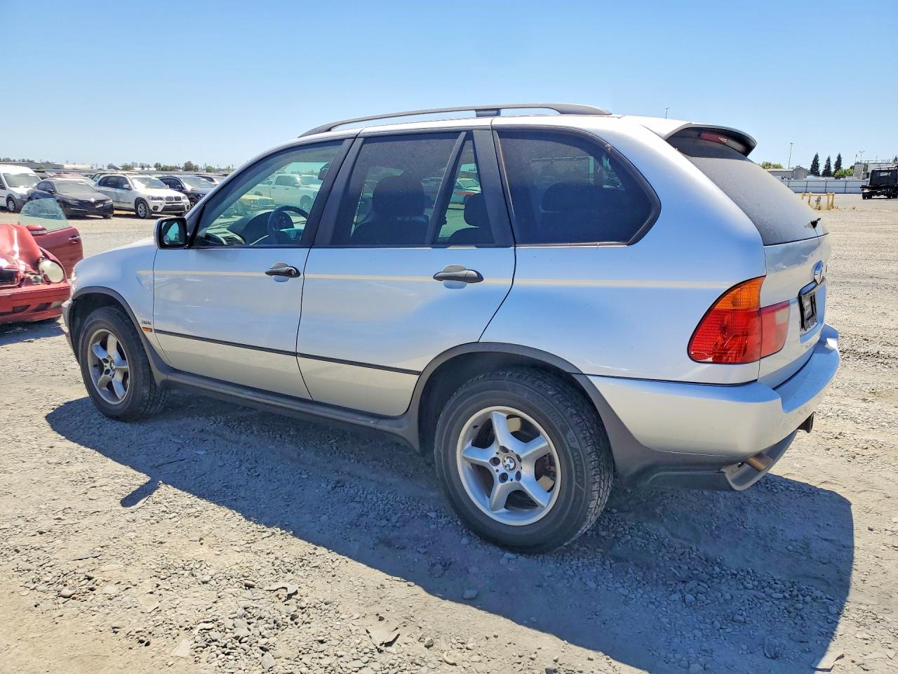 2001 Bmw X5 3.0i Silver vin: WBAFA53541LM88538