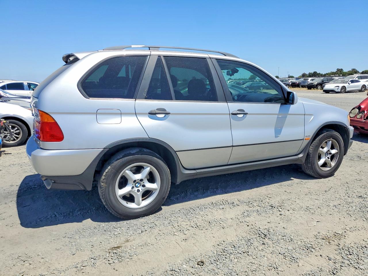 2001 Bmw X5 3.0i Silver vin: WBAFA53541LM88538