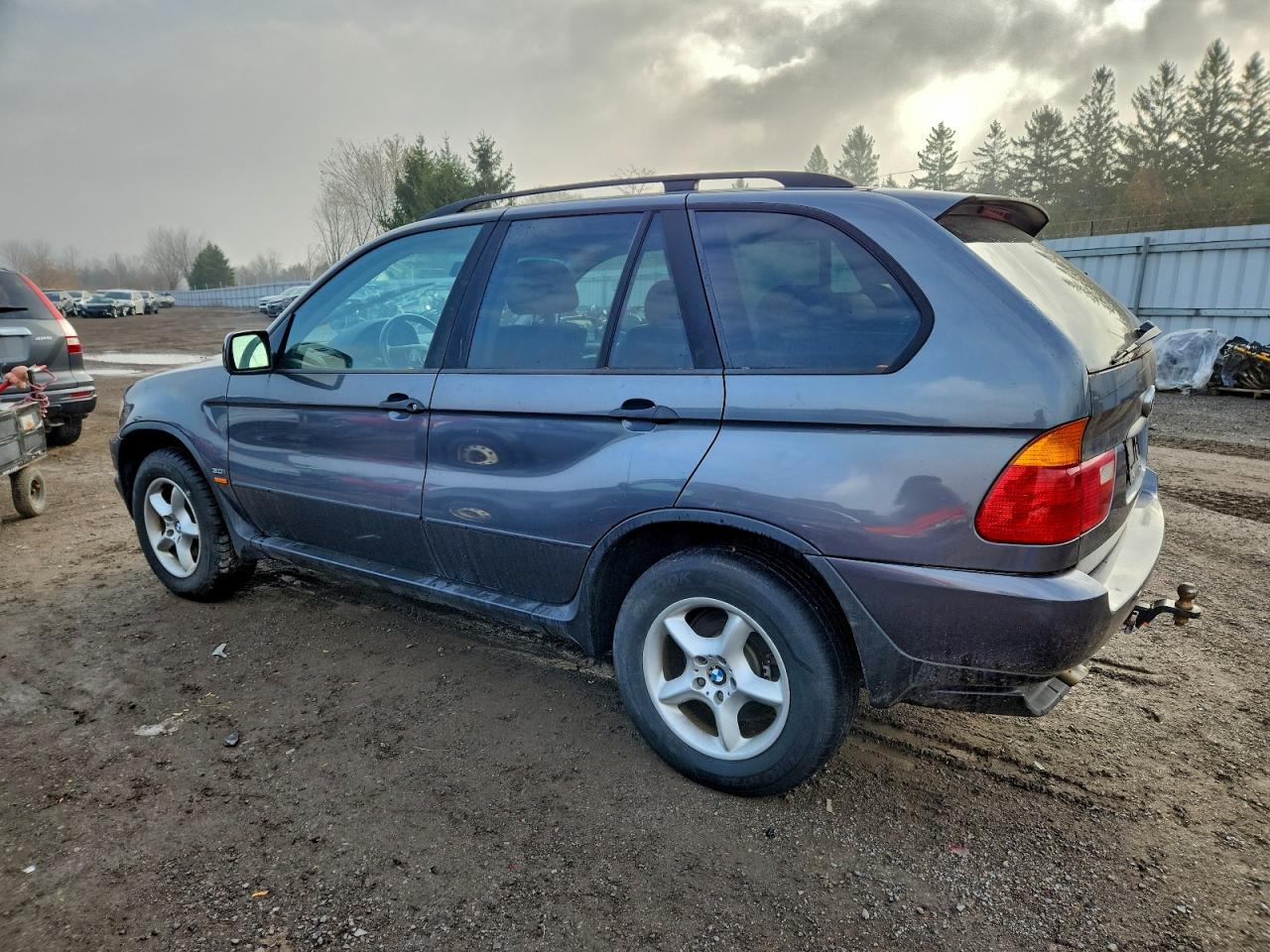 2001 Bmw X5 3.0i Gray vin: WBAFA53551LM83266