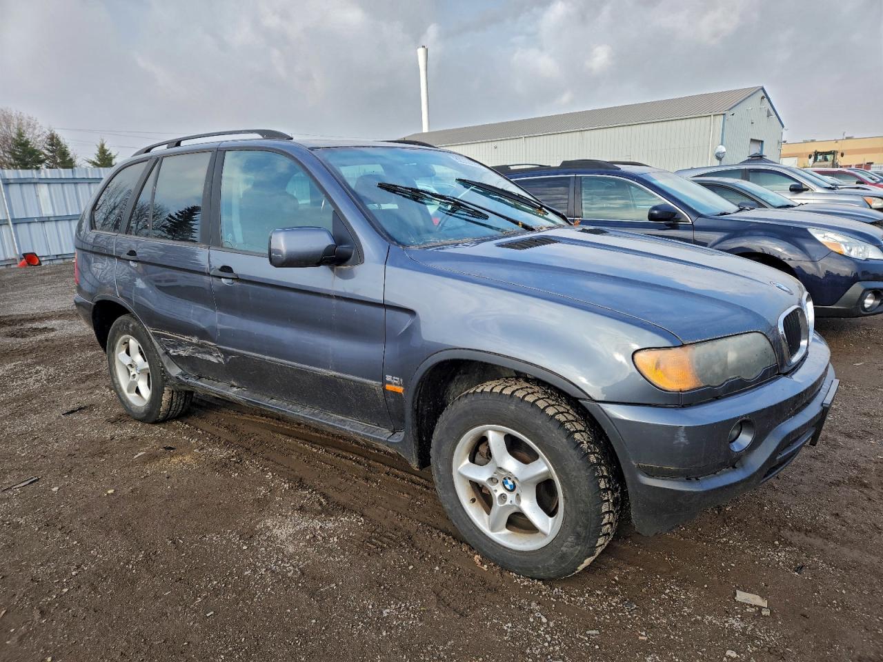 2001 Bmw X5 3.0i Gray vin: WBAFA53551LM83266