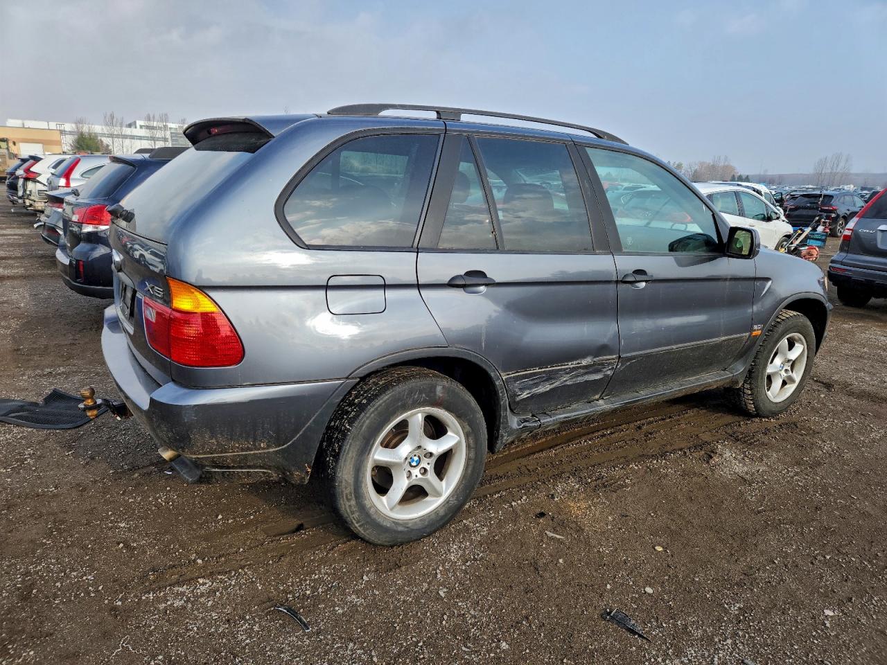 2001 Bmw X5 3.0i Gray vin: WBAFA53551LM83266