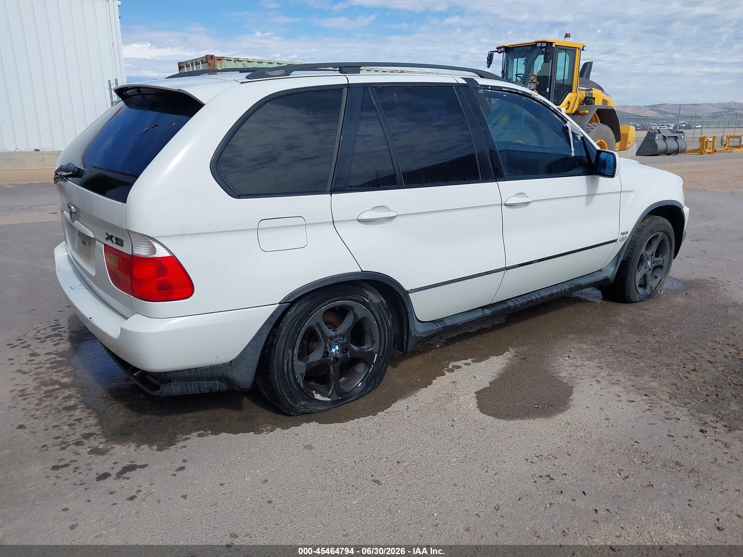 2001 Bmw X5 3.0 White vin: WBAFA53551LM89987